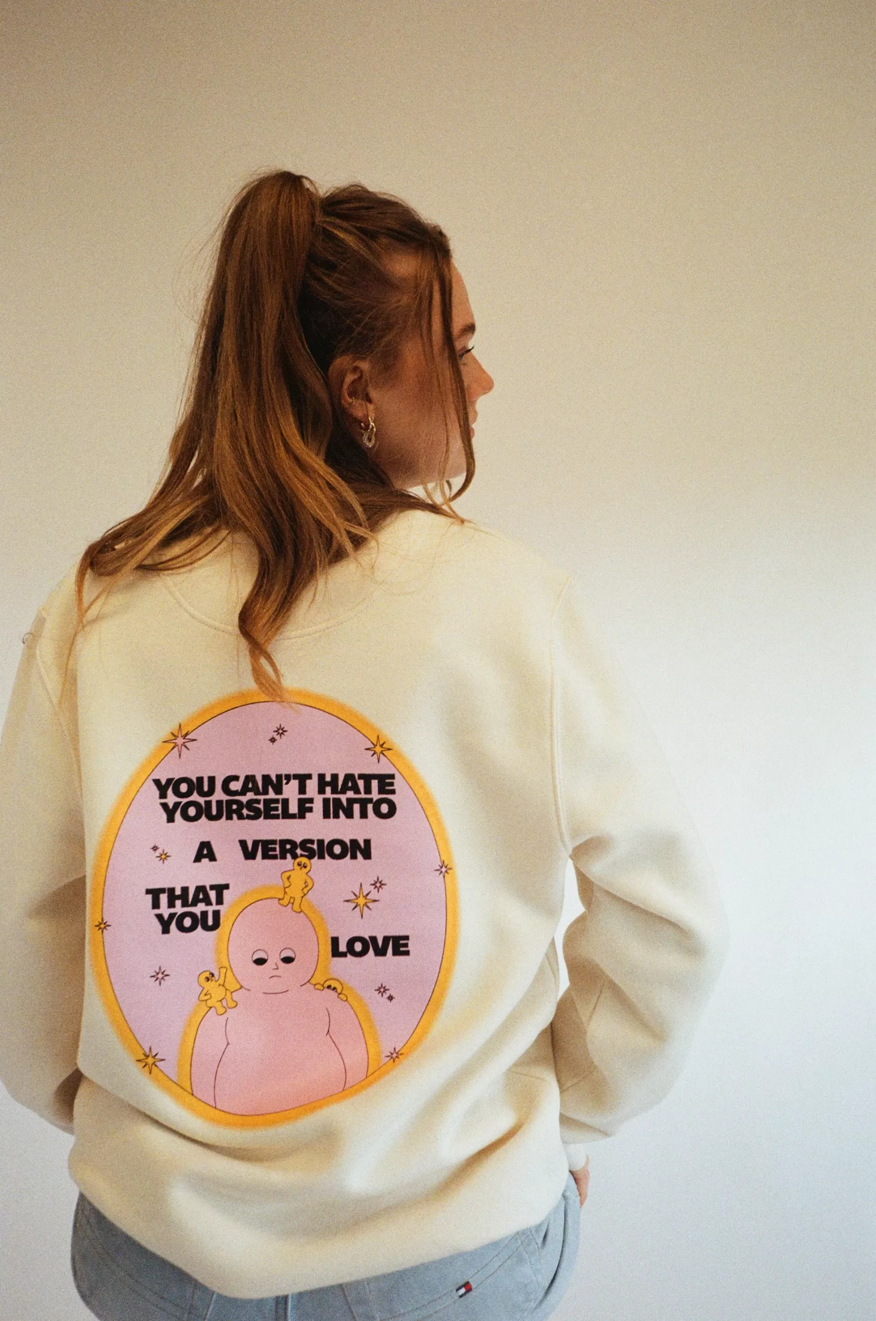 pleasurepardox.png Pleasure Paradox 'You Can'T Hate Yourself' Sweater - Natural Cheap