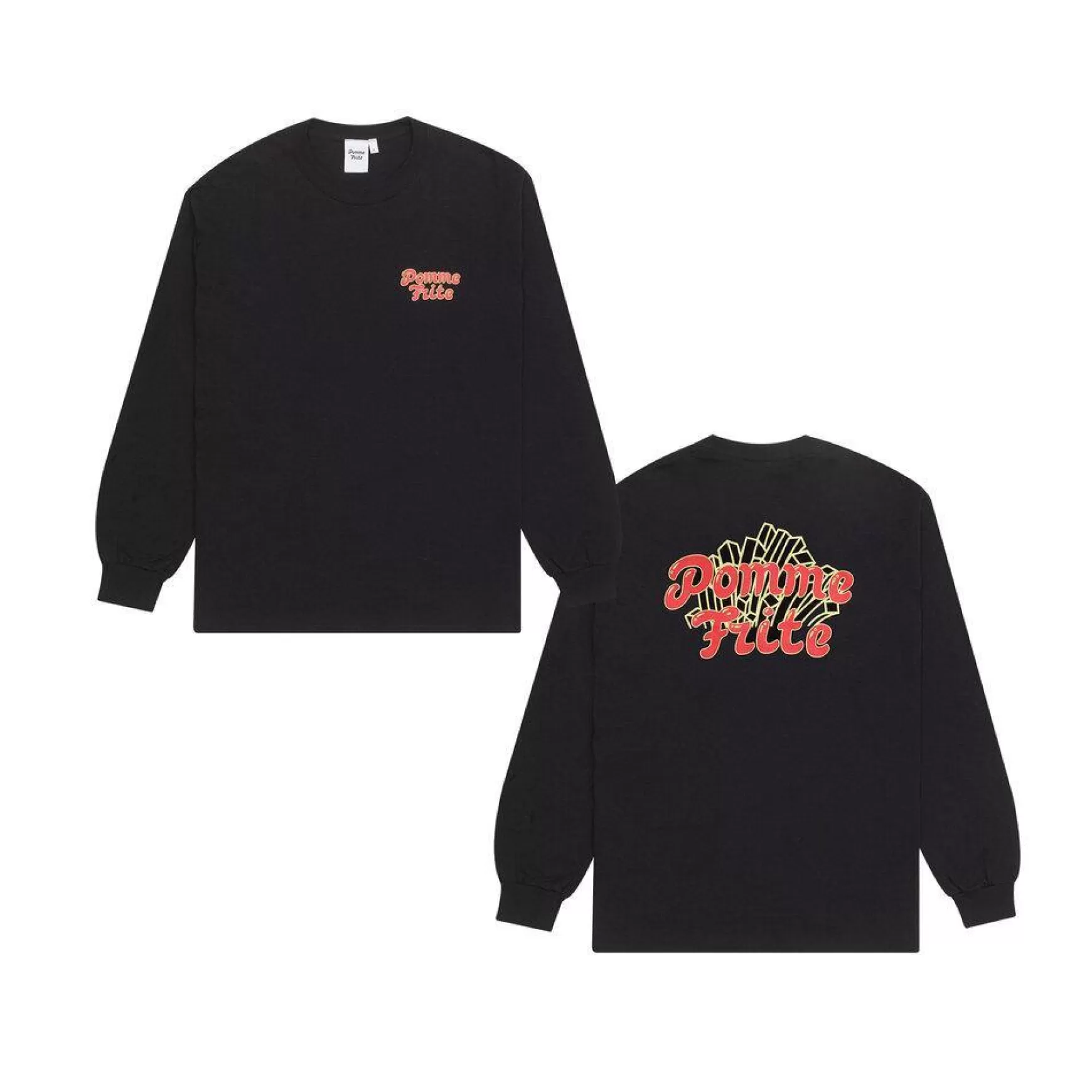 Pomme Frite 'Deep Fried' Longsleeve - Black Online