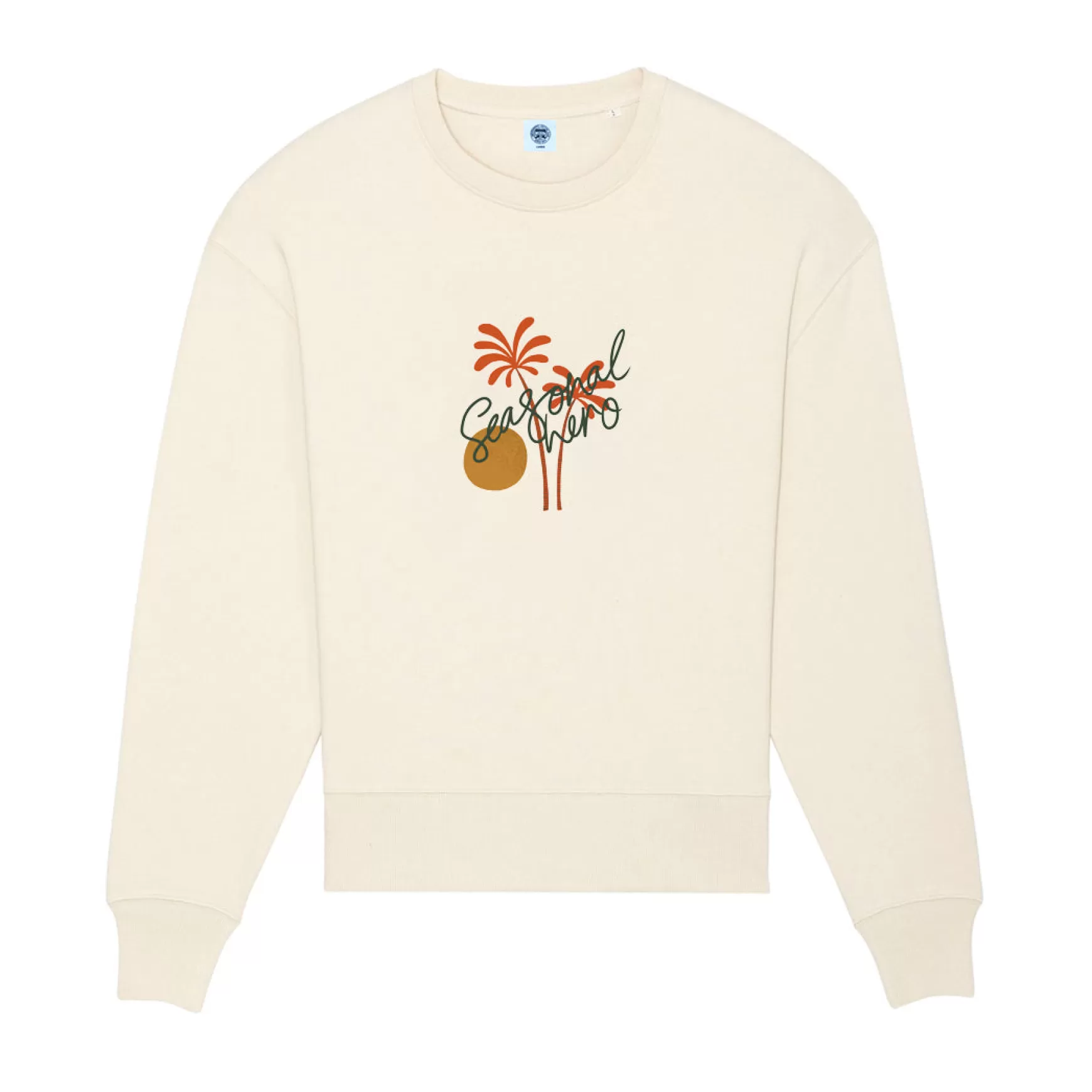 Seasonal Hero 'Palms' Sweater - Organic Natural Discount