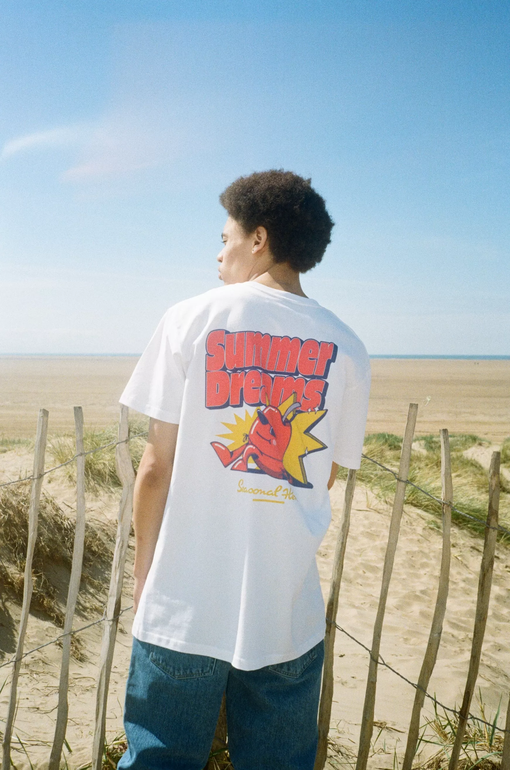 Seasonal Hero 'summer Dreams' Tee - White Cheap