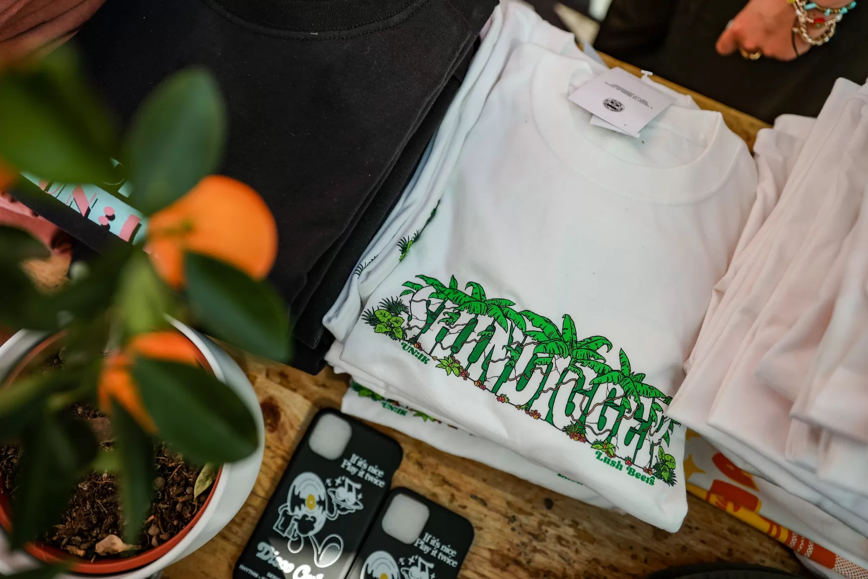 Shindigger X Un:Ik 'Lush Beers' Tee - White Cheap