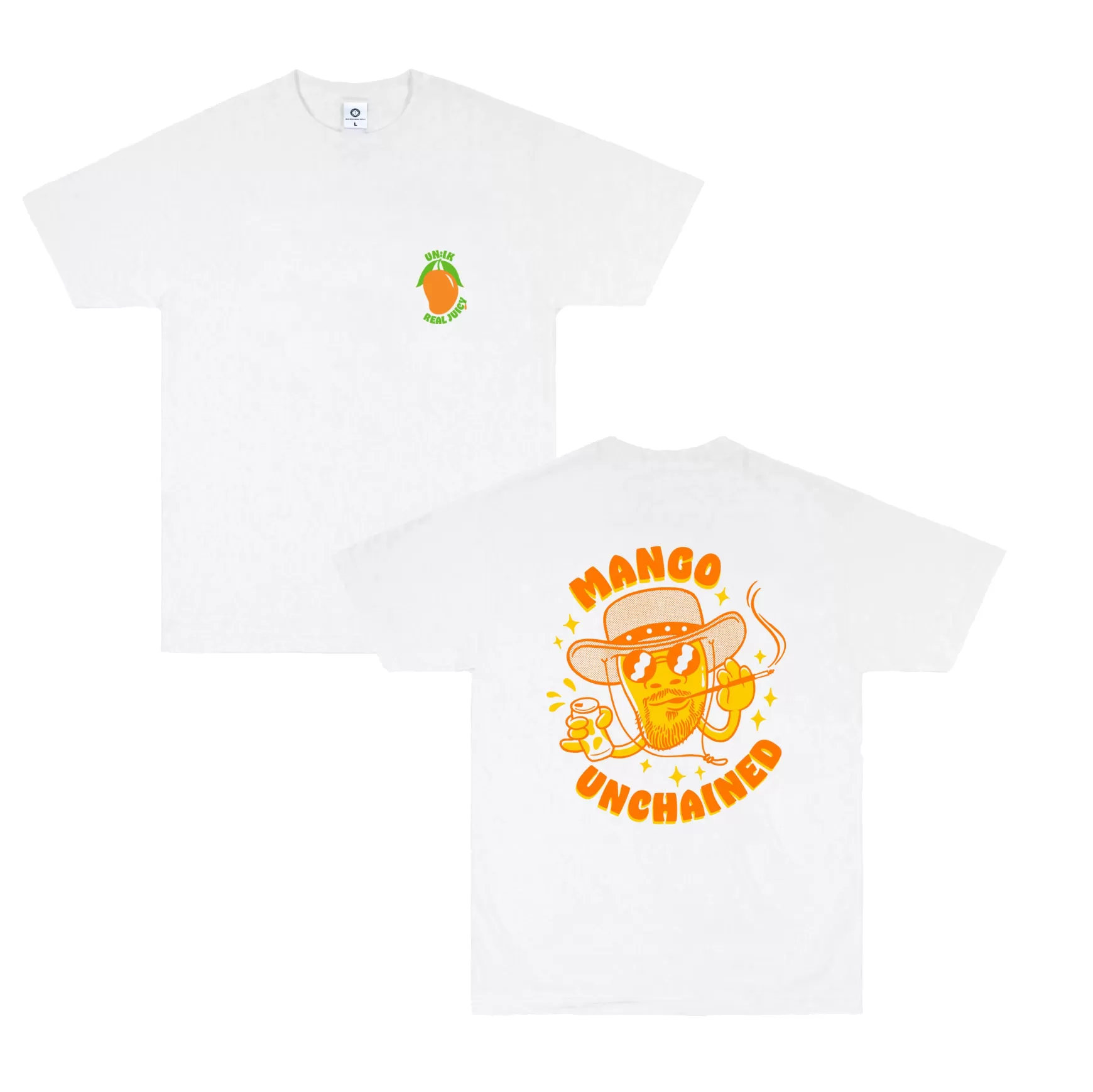 Shindigger X Un:Ik 'Mango Unchained' Tee - White Online