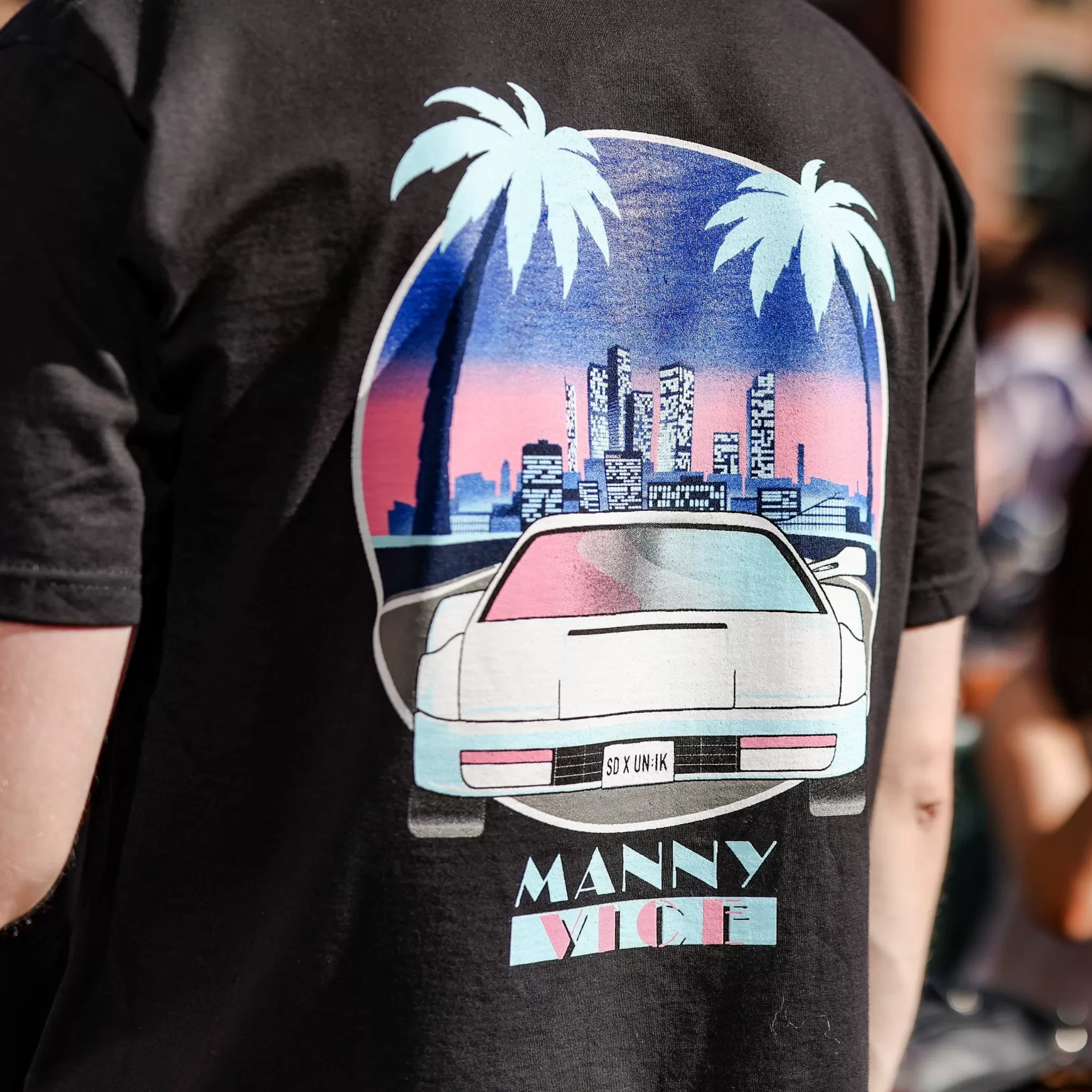 Shindigger X Un:Ik 'Manny Vice' Tee - Black Outlet