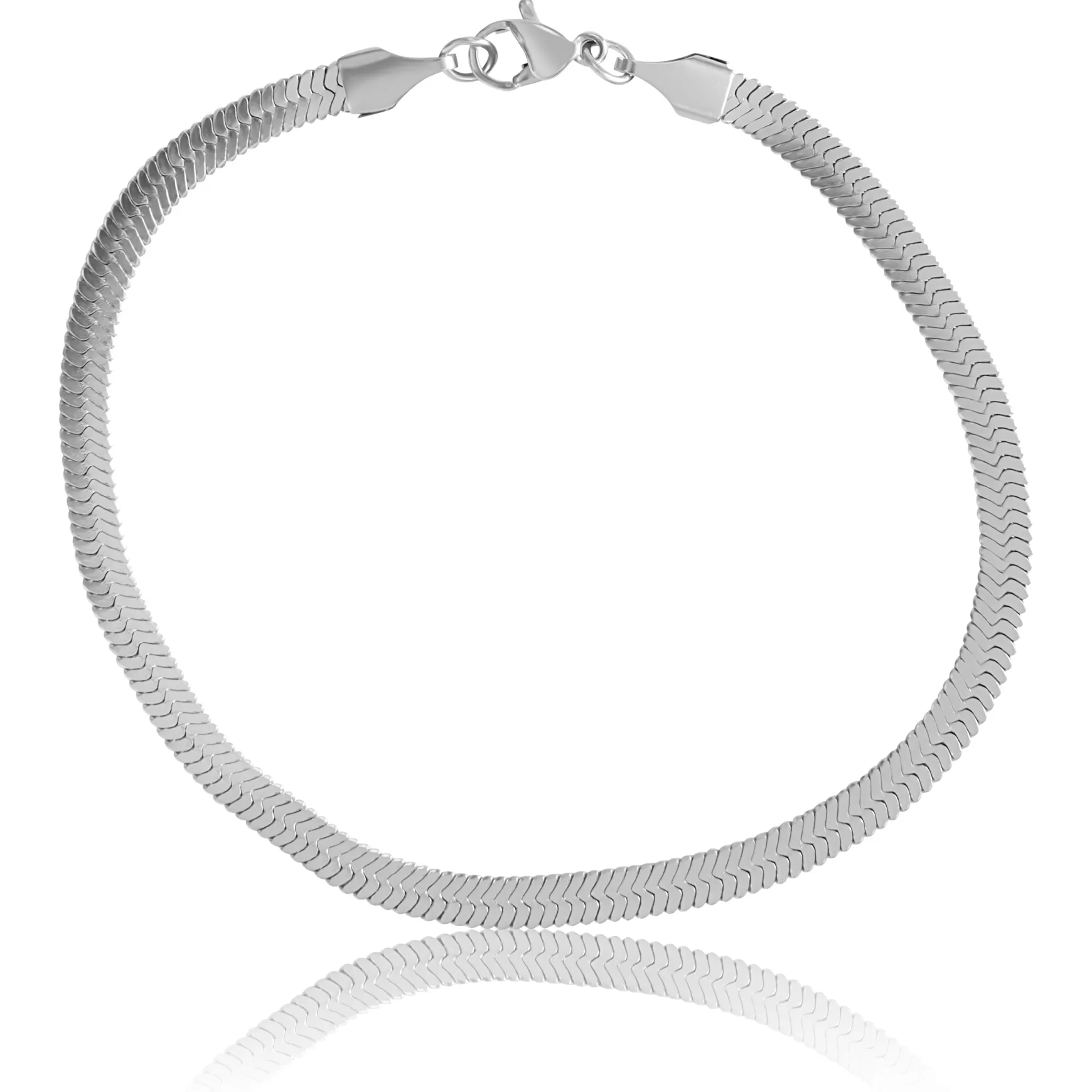 UN:IK Essentials Snake Bracelet - Silver Outlet