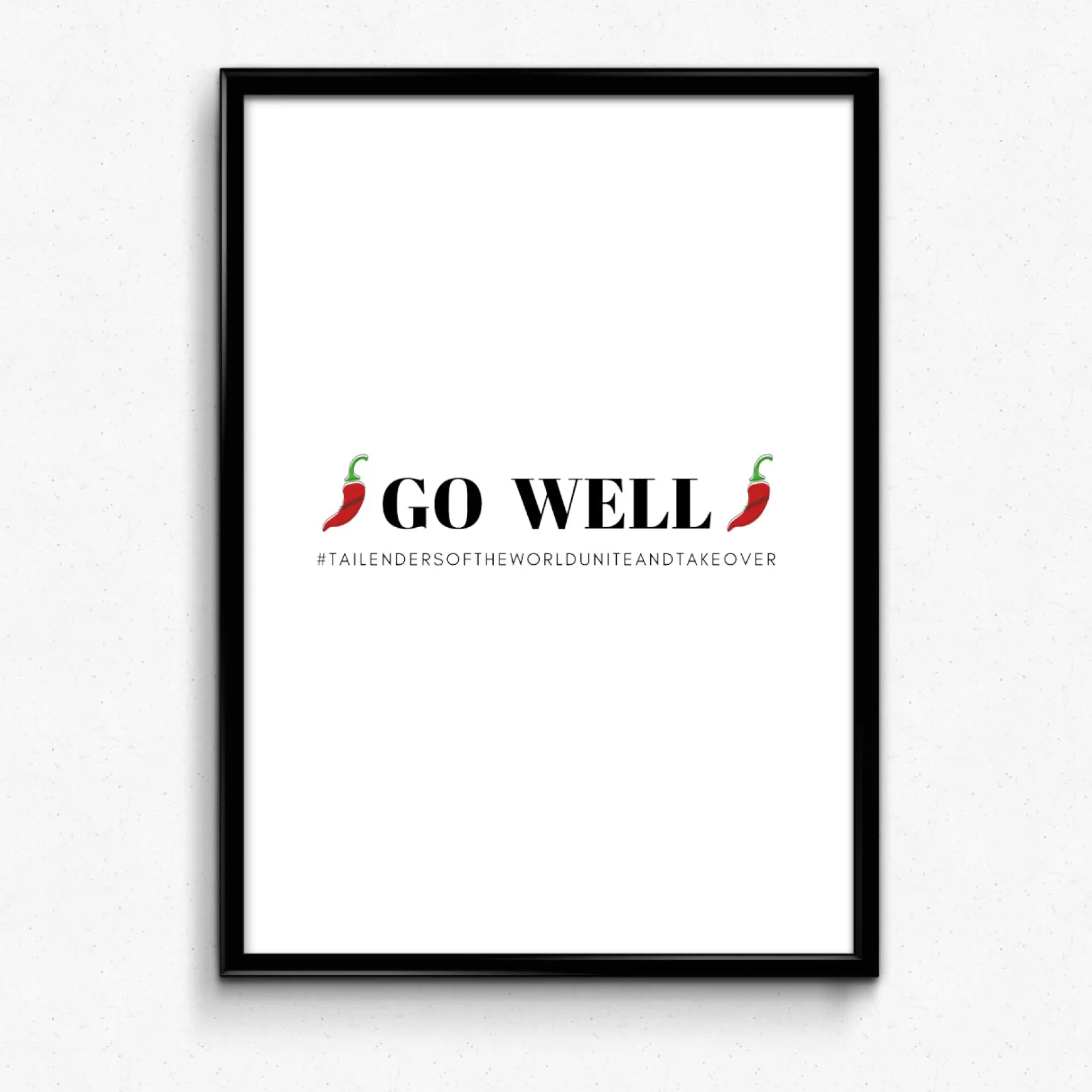 Tailenders 'Go Well' Art Print Best