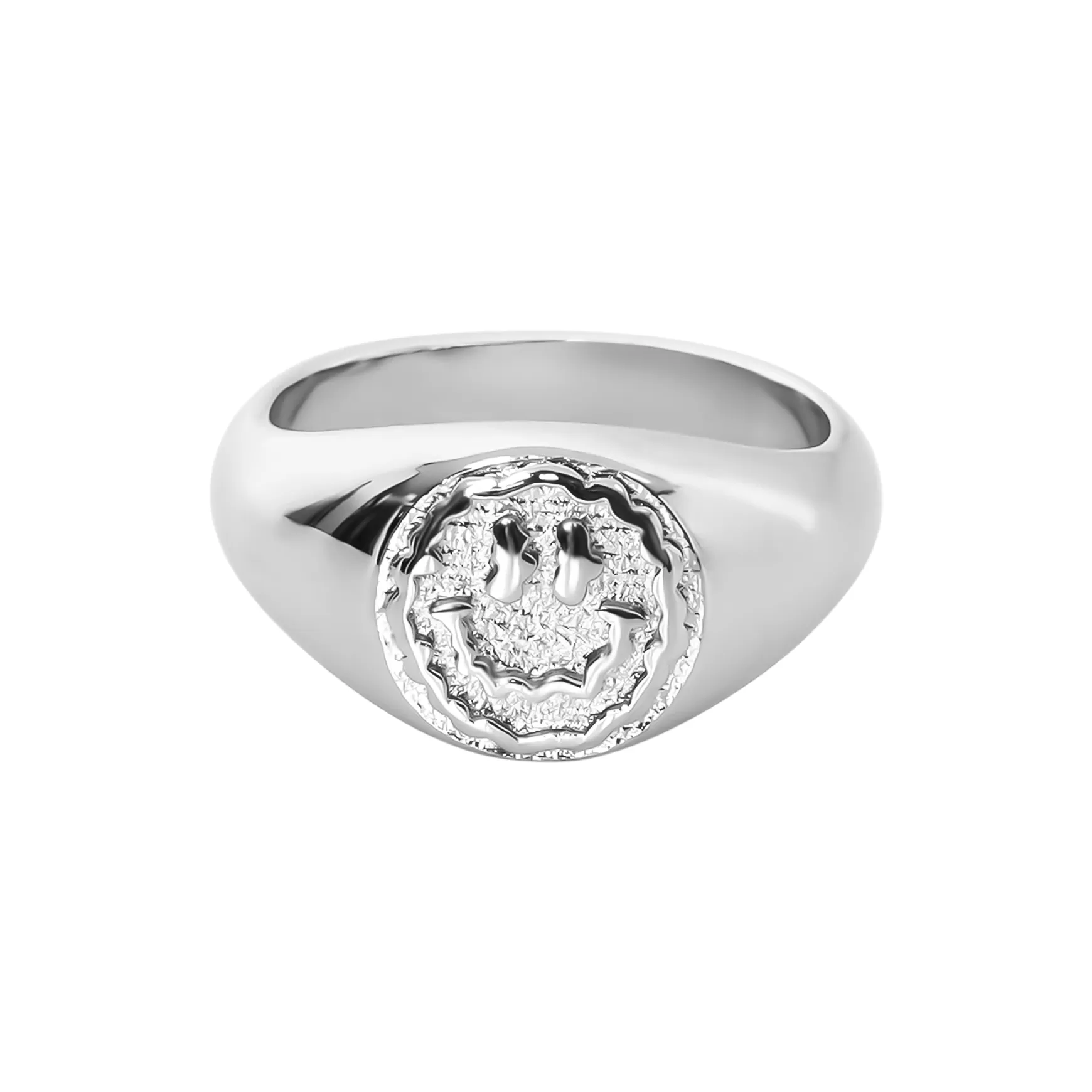 UN:IK Essentials Trippy Signet Ring - Silver Online