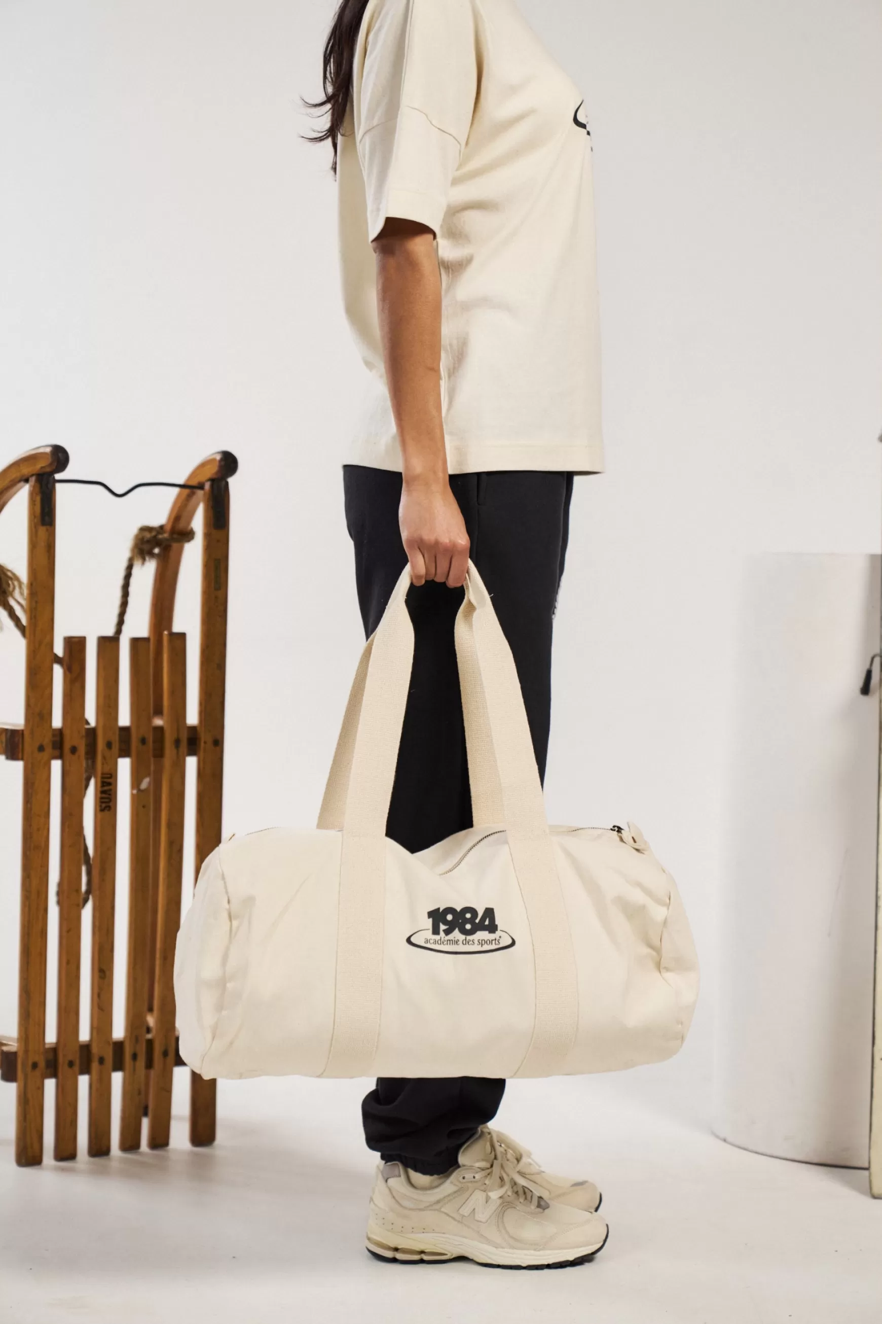 Vice 84 '1984' Gym Bag - Ecru Outlet