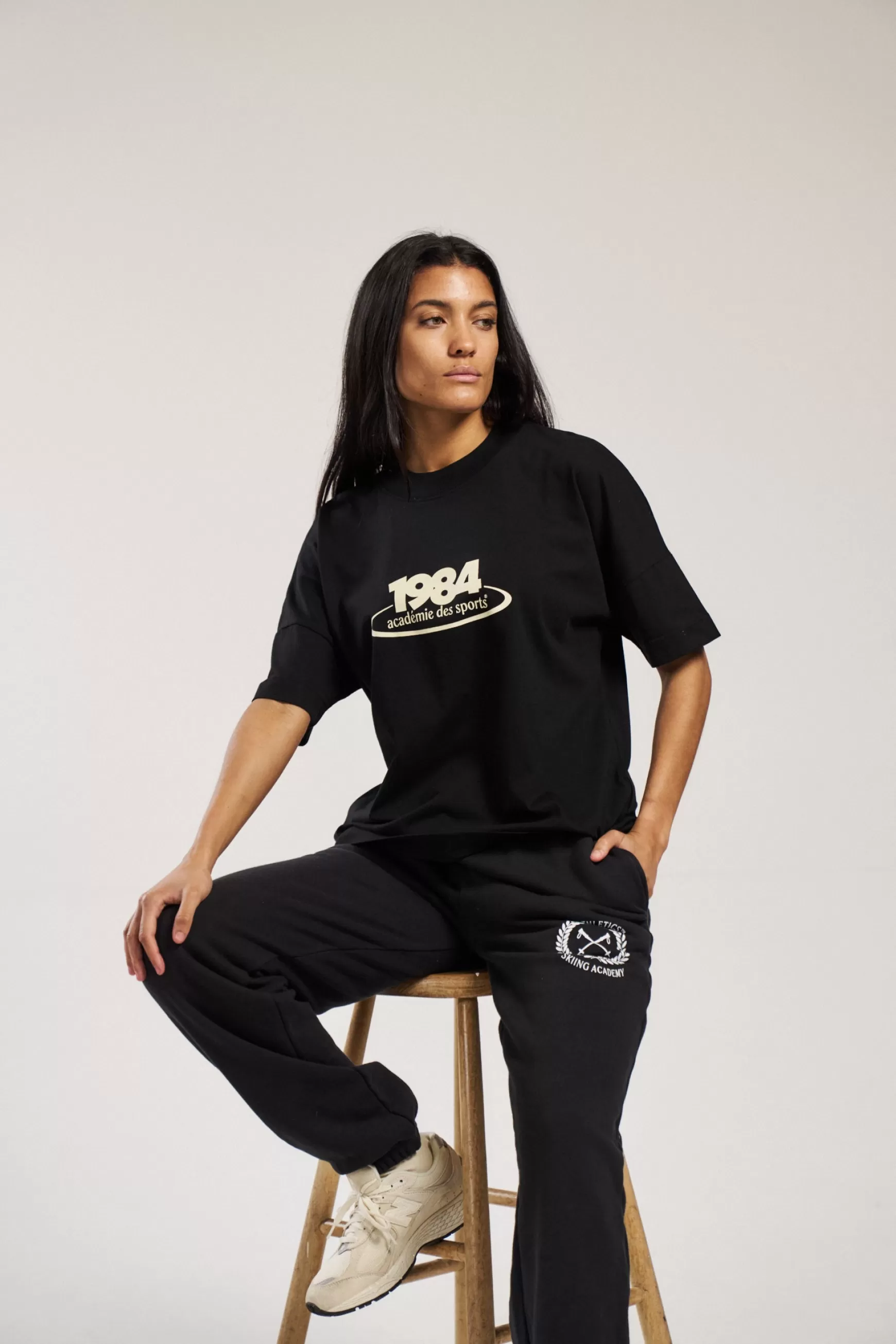 Vice 84 '1984' Oversized Tee - Black Fashion