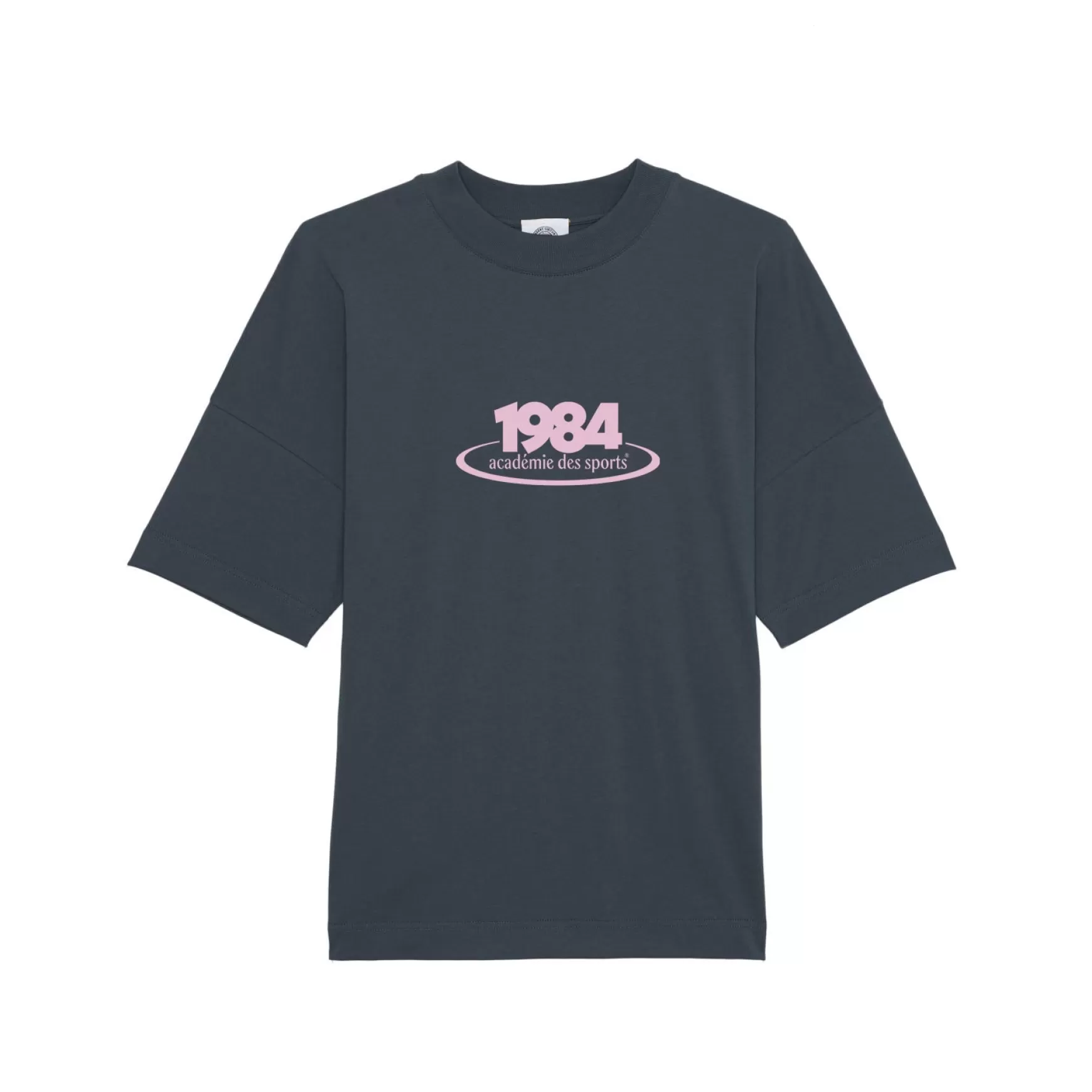 Vice 84 '1984' Oversized Tee - Ink Grey Cheap