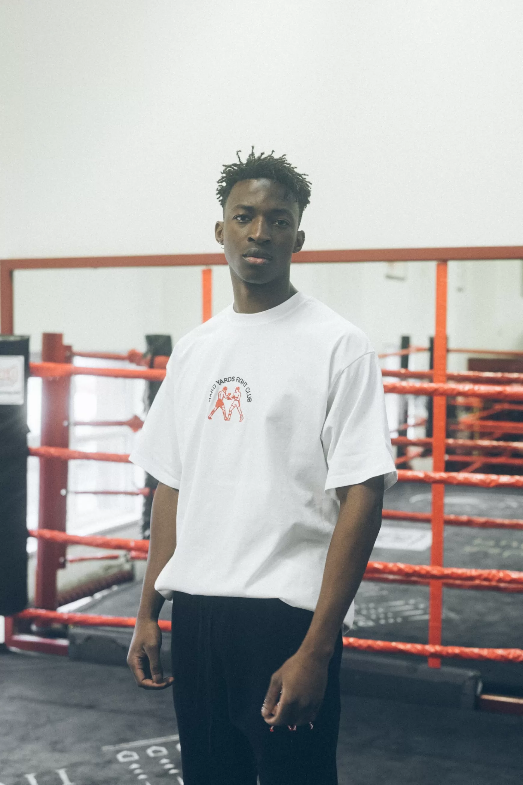 Vice 84 ' Hard Yards Fight Club' Embroidered Tee - White New