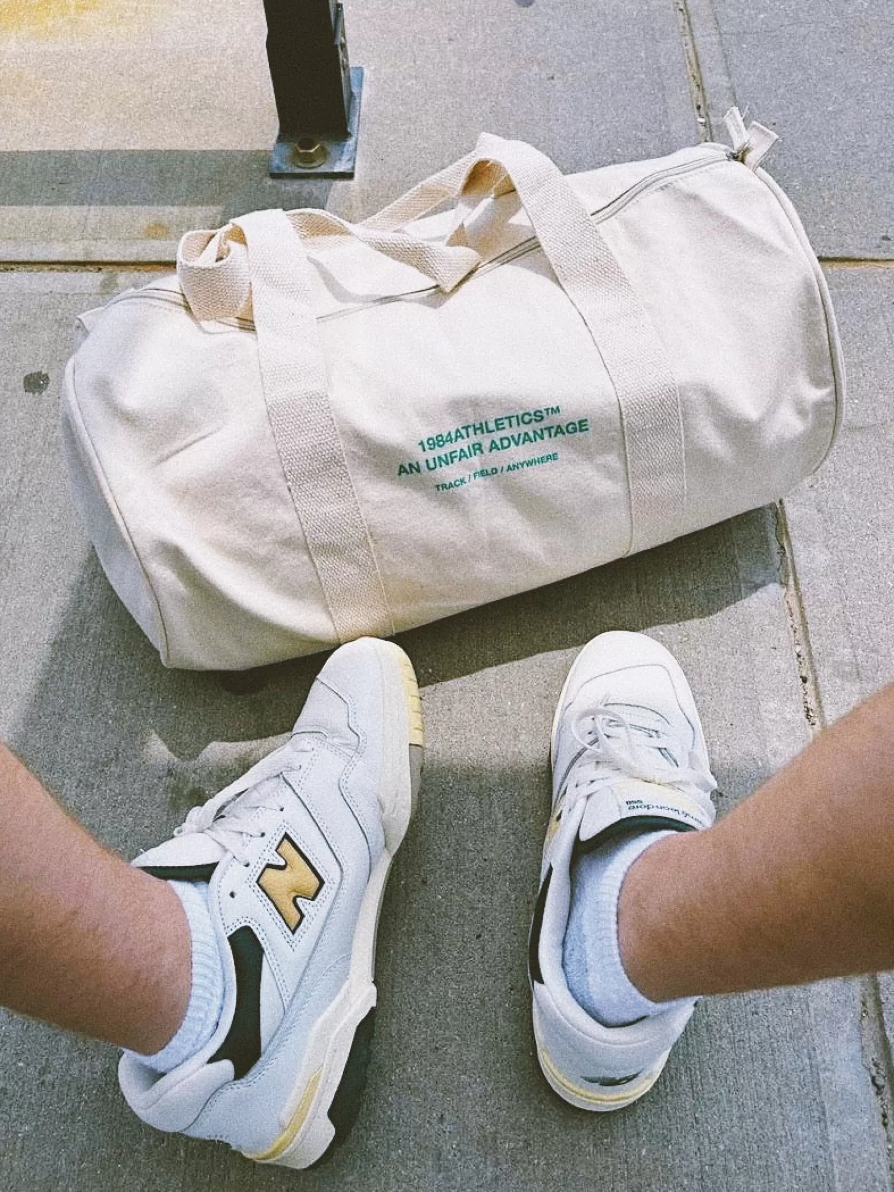 Vice 84 'Athletics' Organic Gym Bag - Natural Best