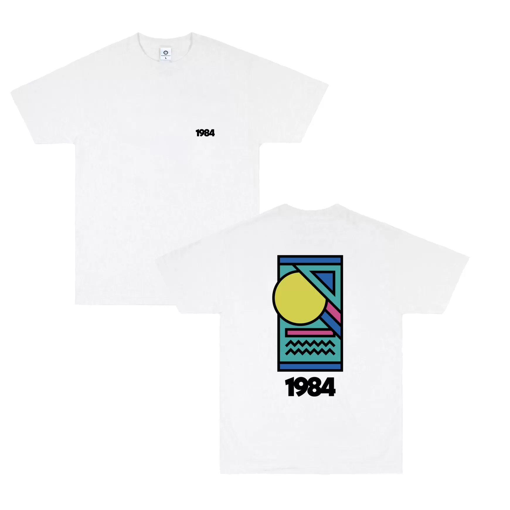 Vice 84 'Break Point' Tee - Black / White Cheap