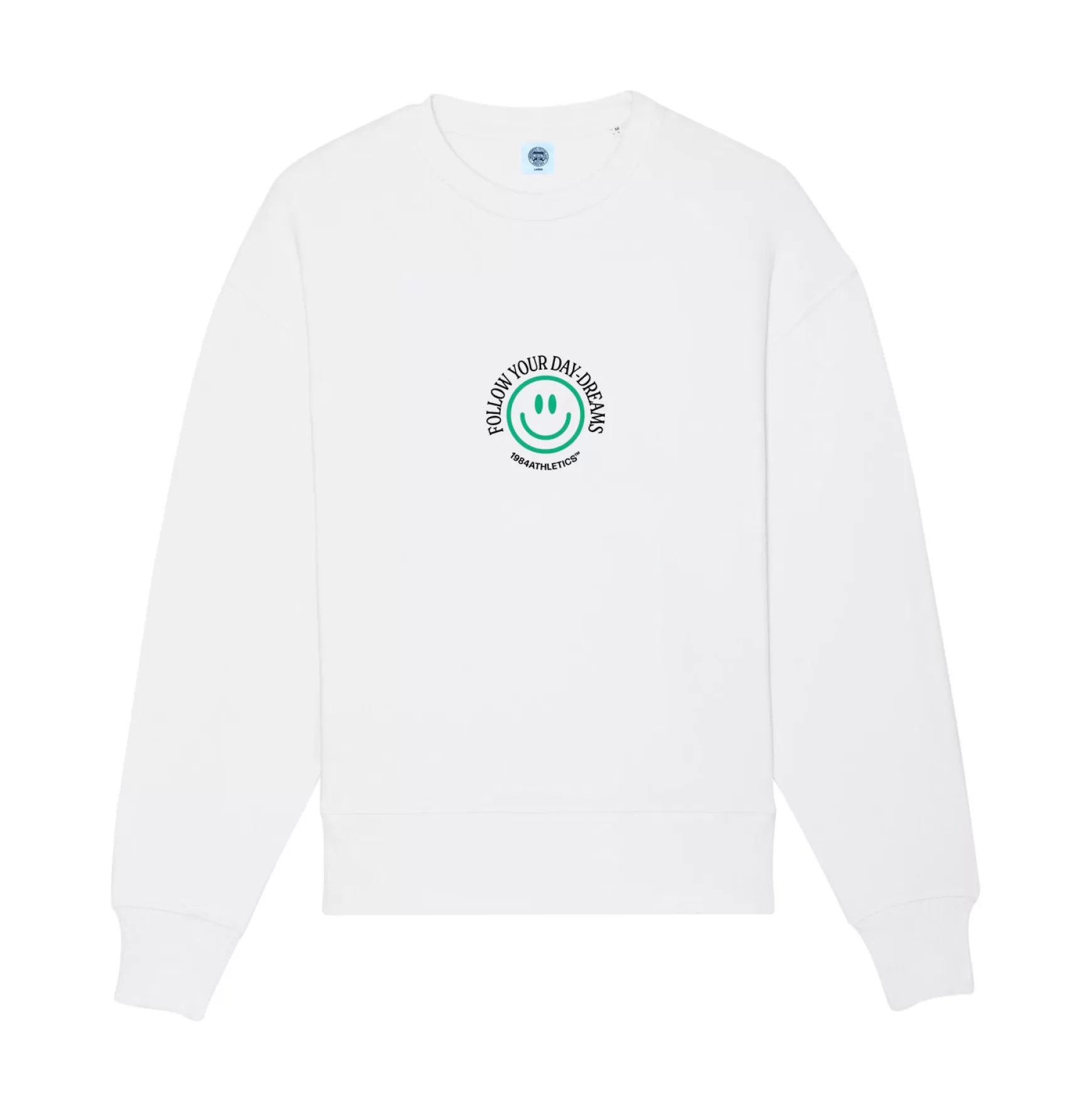 Vice 84 'Day-Dreams' Embroidered Sweatshirt - White Best