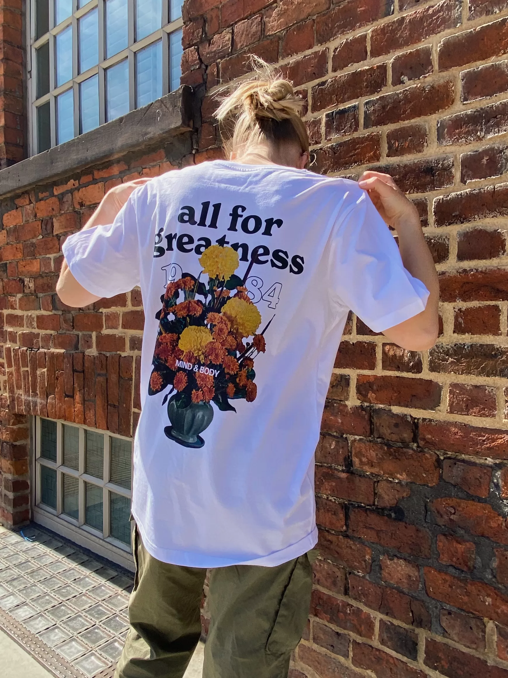 Vice 84 'Greatness' Tee - White Flash Sale