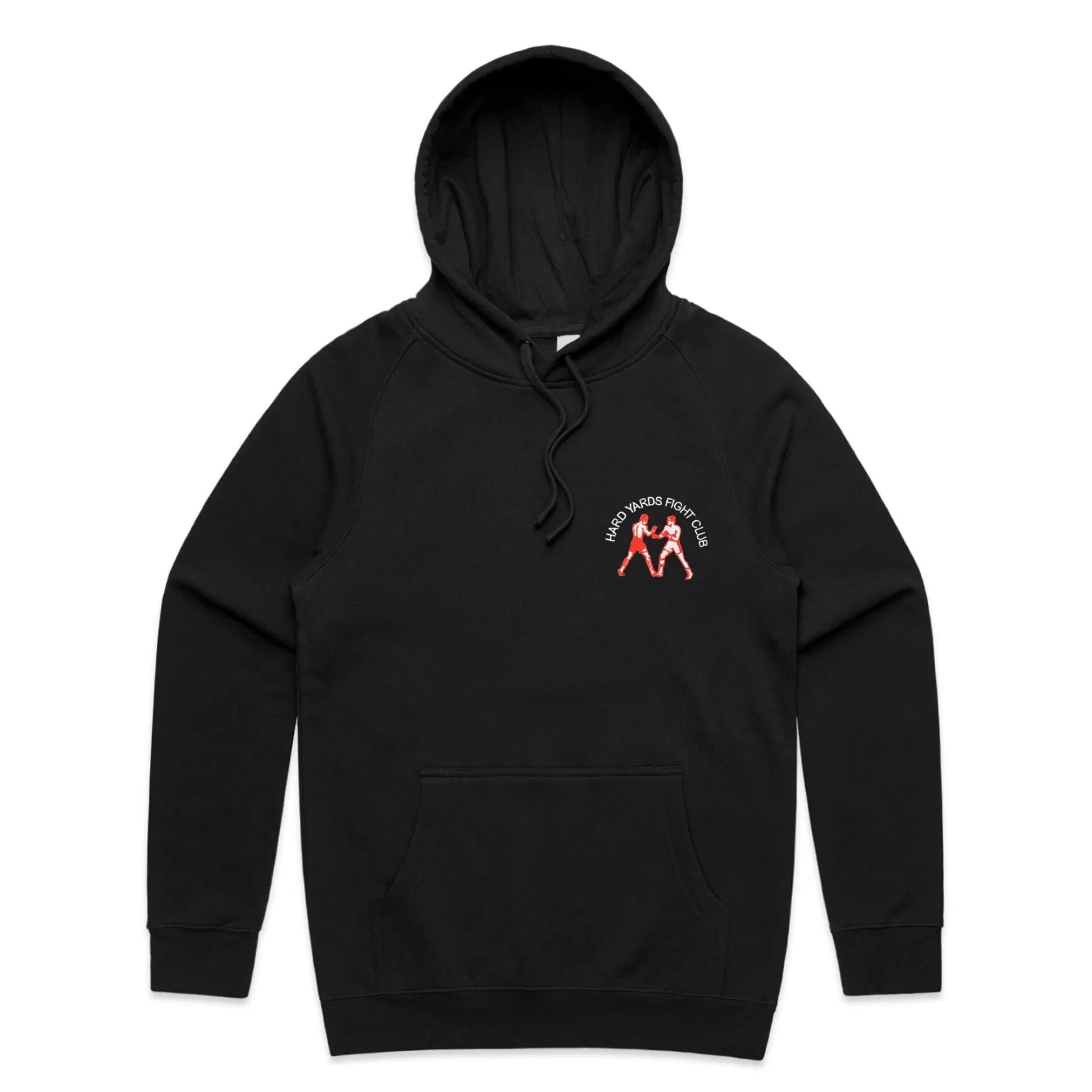 Vice 84 'Hard Yards Fight Club' Embroidered Hoodie - Black Sale