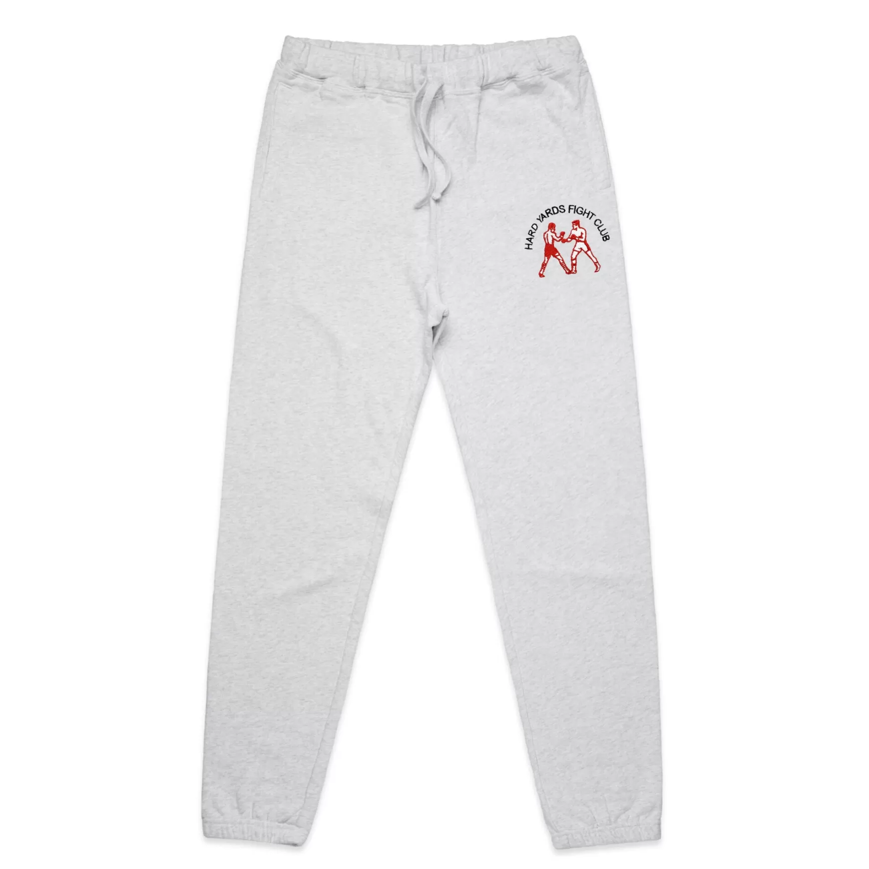 Vice 84 'Hard Yards Fight Club' Embroidered Joggers - Ash Outlet