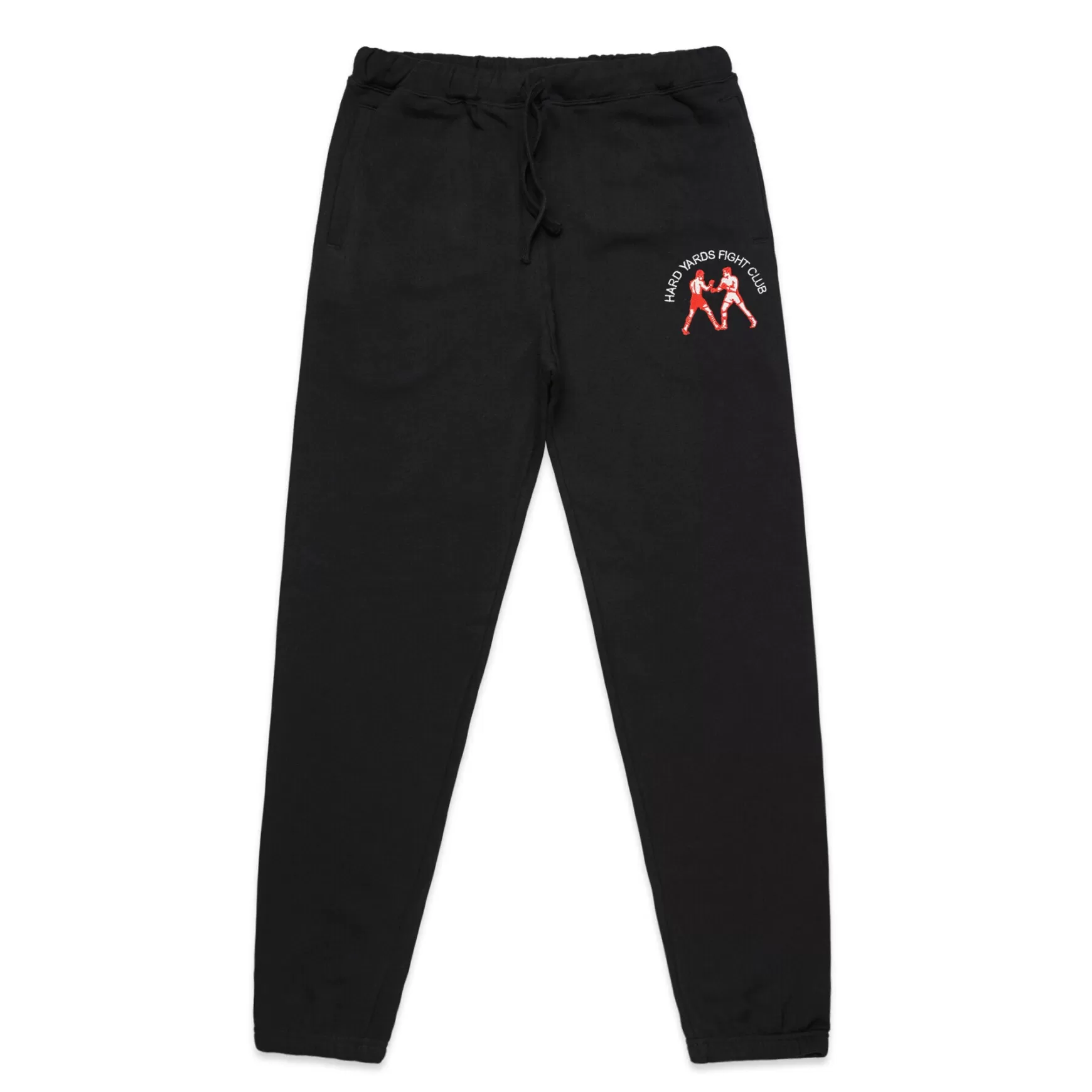 Vice 84 'Hard Yards Fight Club' Embroidered Joggers - Black New