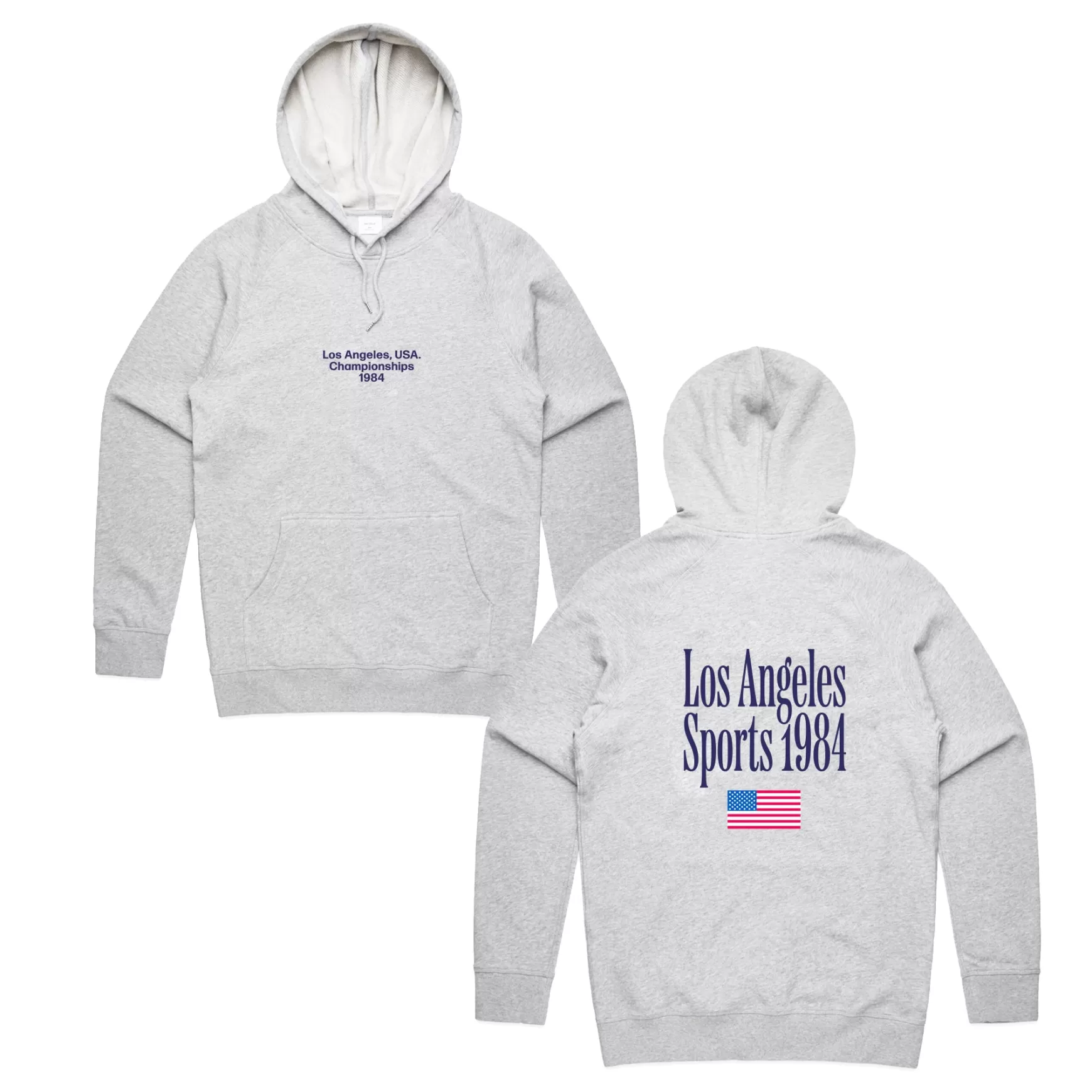 Vice 84 'La1984 Olympics' Hoodie - Ash Grey Sale