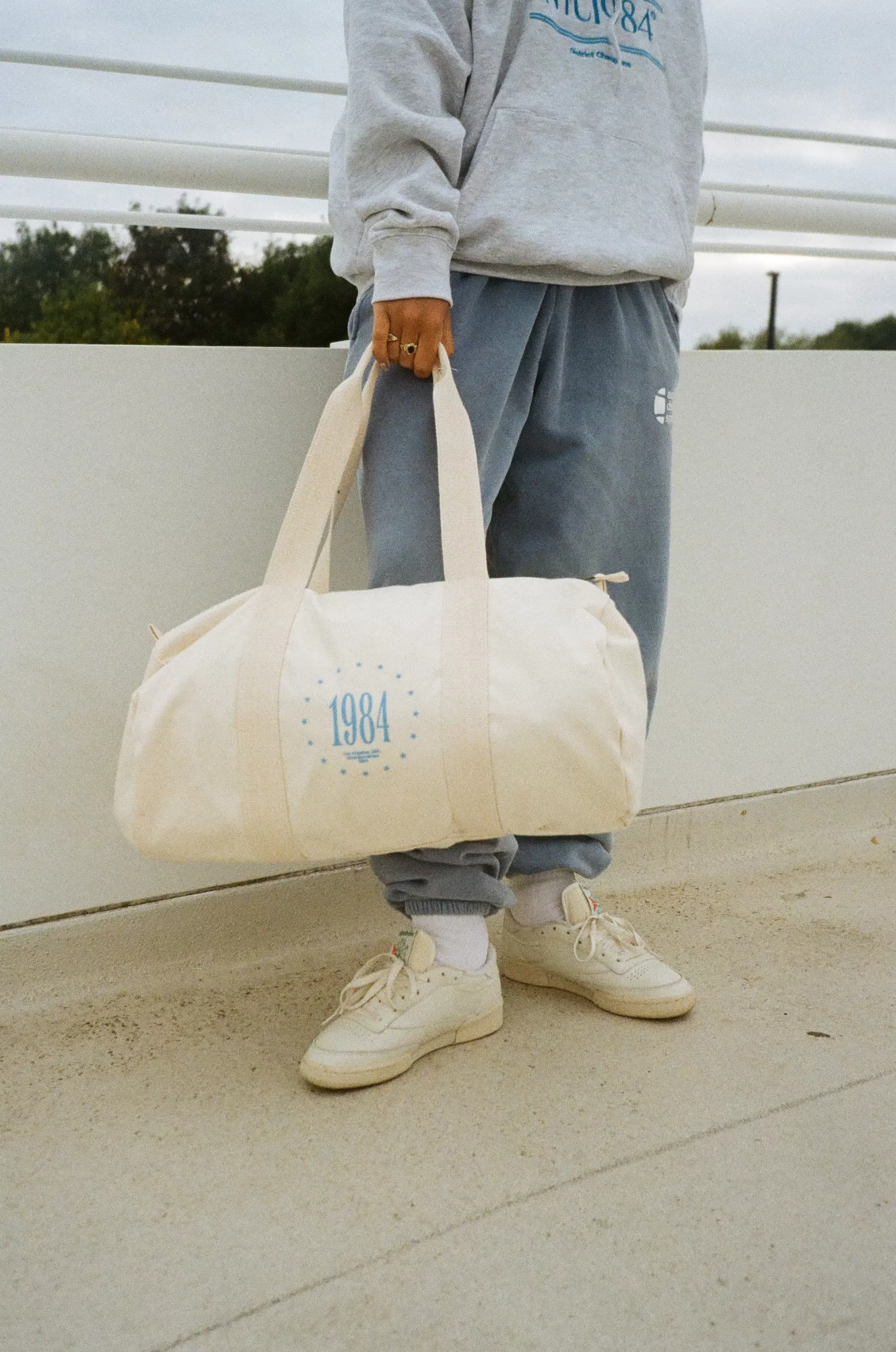 Vice 84 'La1984' Organic Gym Bag - Natural Flash Sale