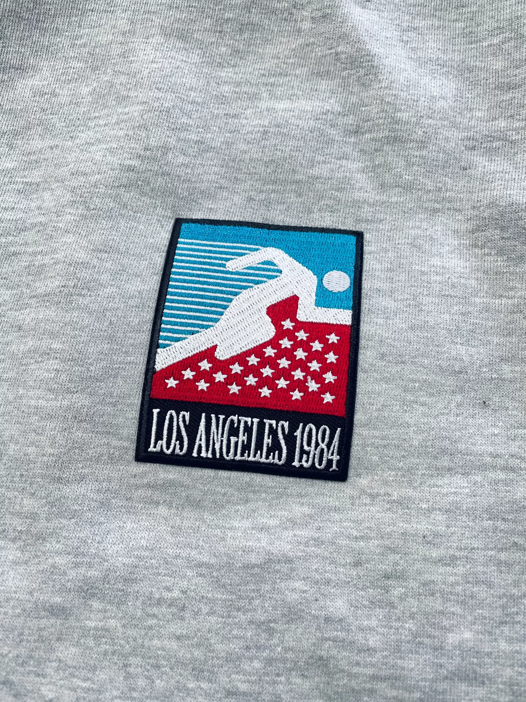 Vice 84 'La84 Runner Patch' Crew Sweater - Grey Hot