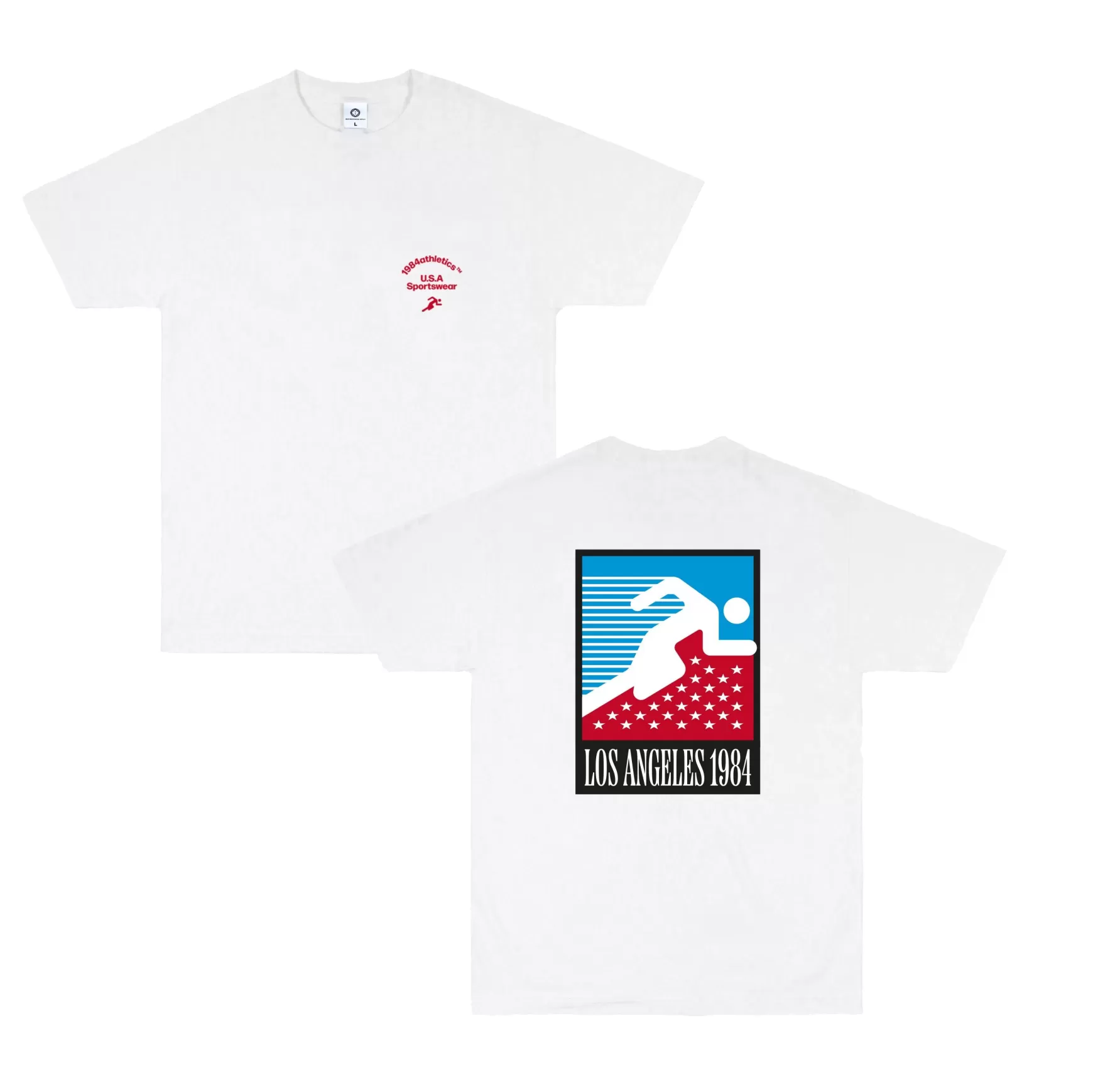 Vice 84 'La84 Runner' Tee - White Sale