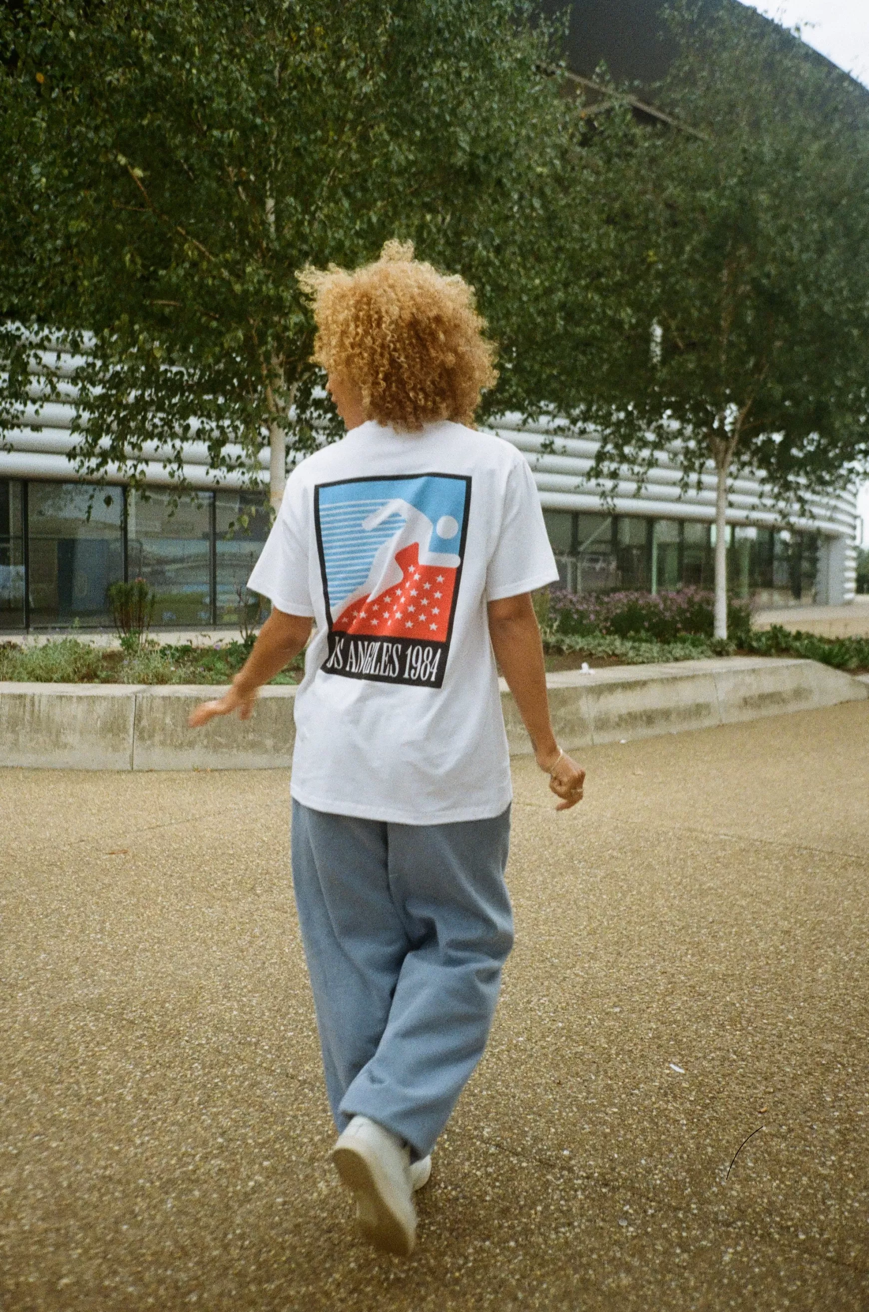 Vice 84 'La84 Runner' Tee - White Sale