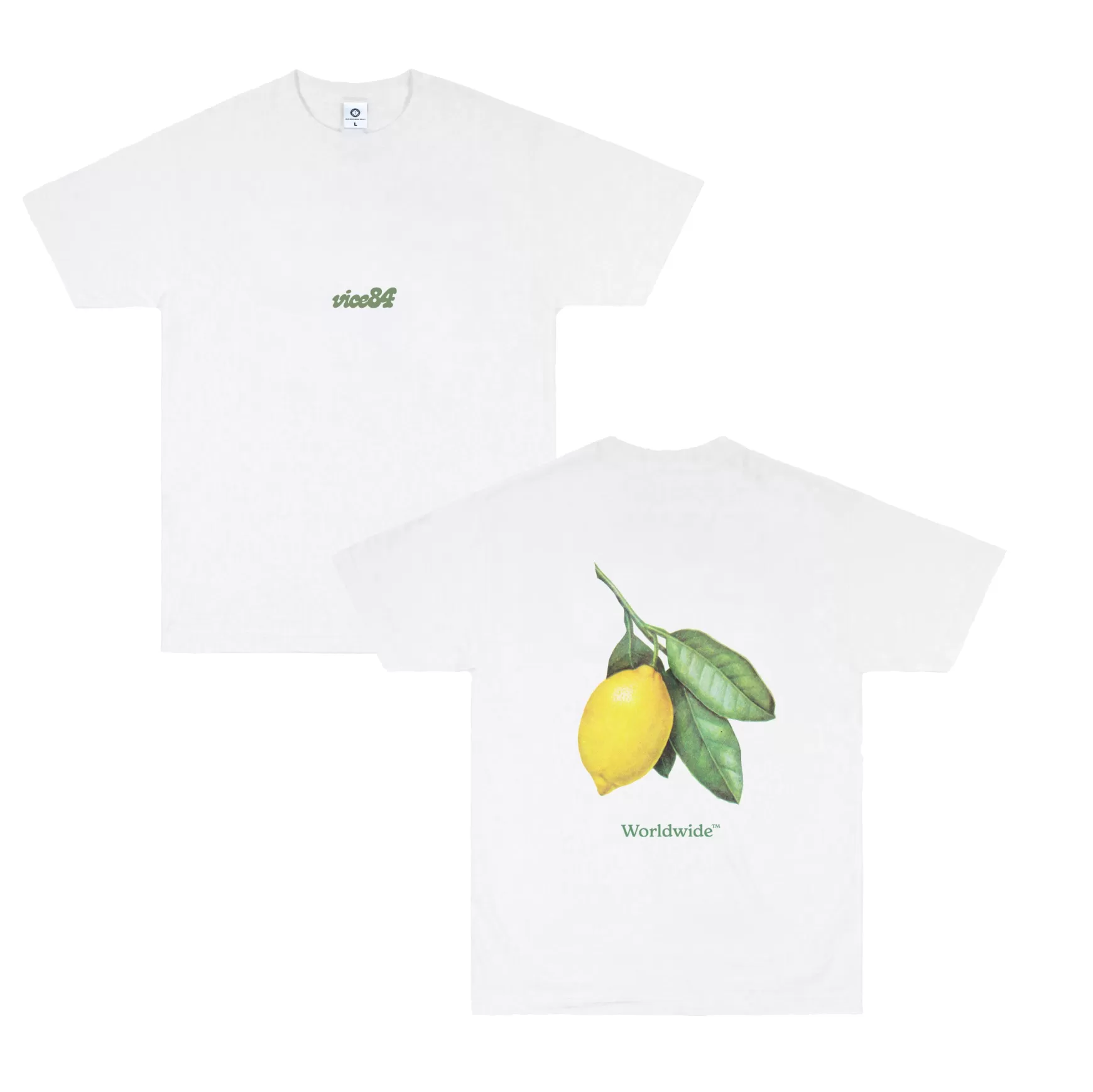 Vice 84 'Lemon' Tee - White Flash Sale