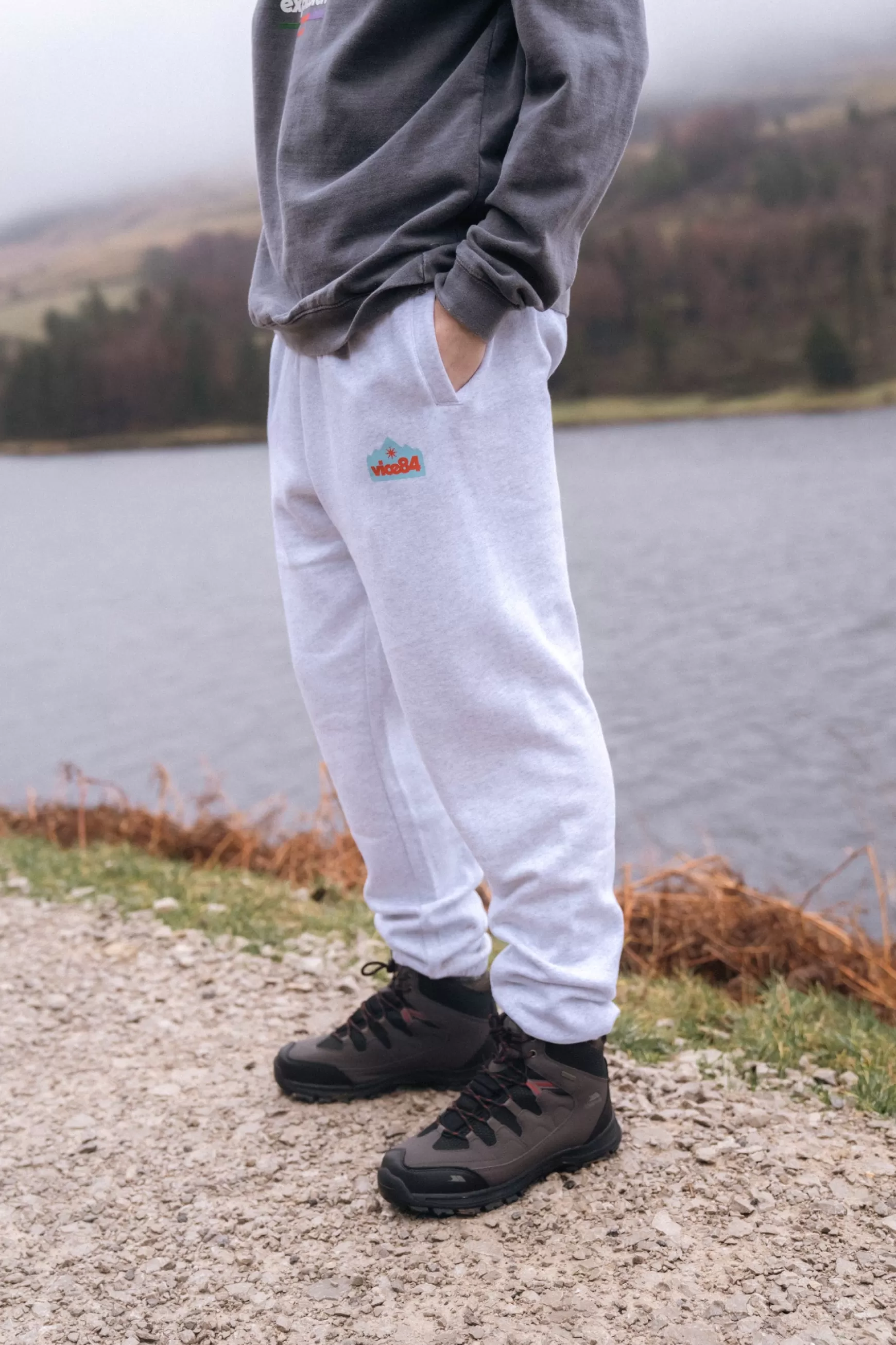 Vice 84 'Mountain' Joggers - Ash Online