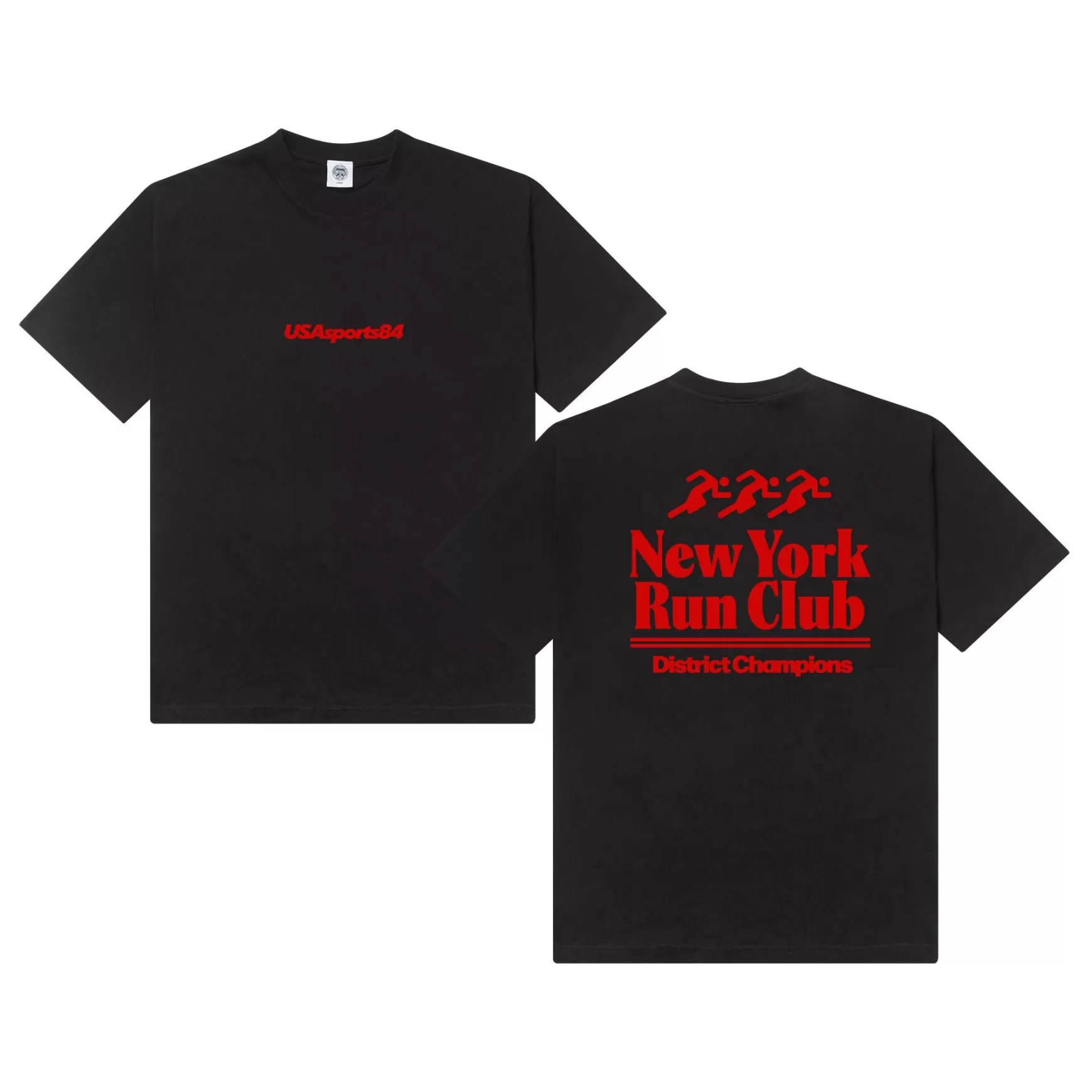 Vice 84 'Nyc Run Club' Tee - Black New