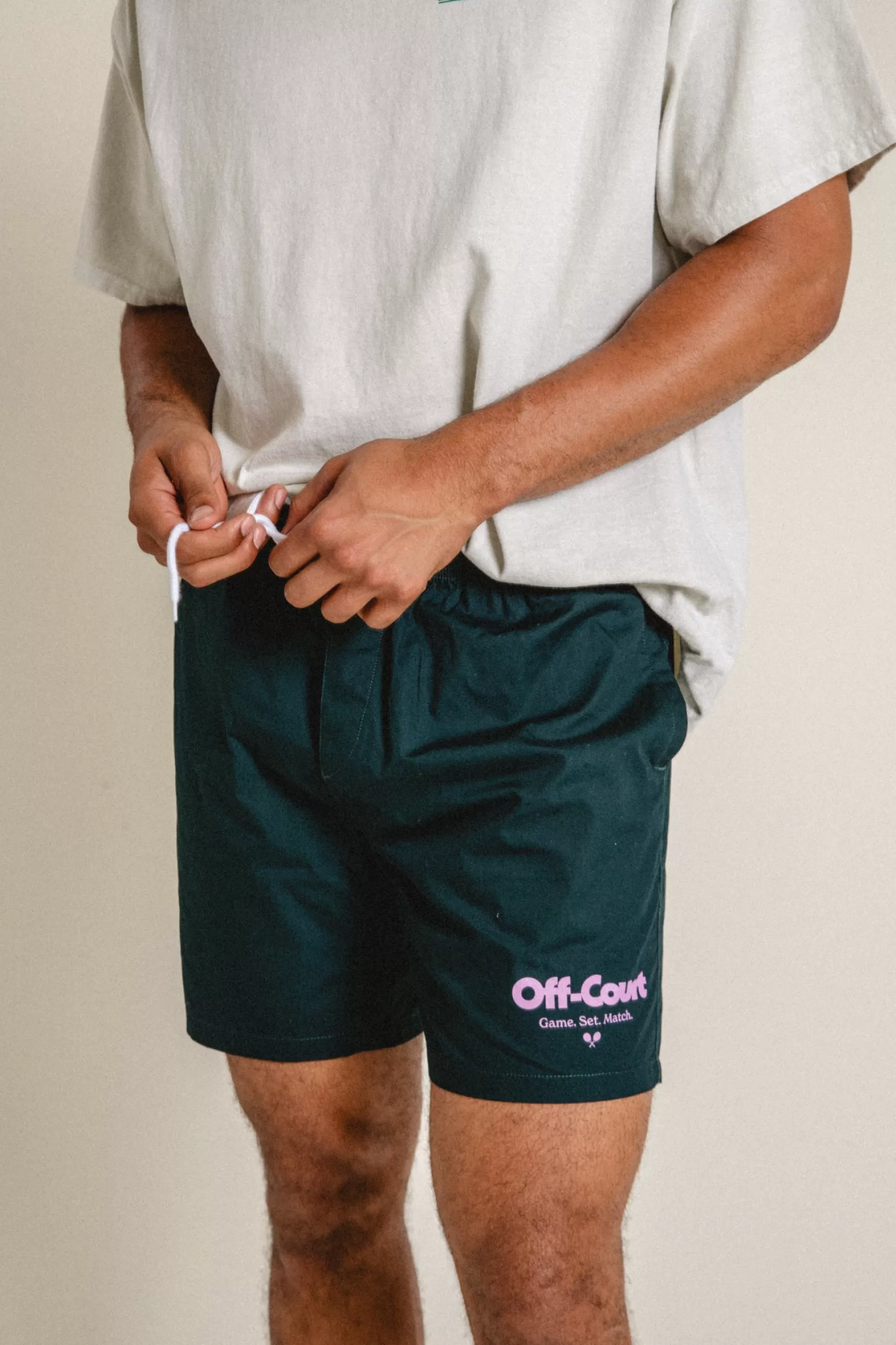 Vice 84 'Off-Court Gsm' Beach Short - Forest Shop