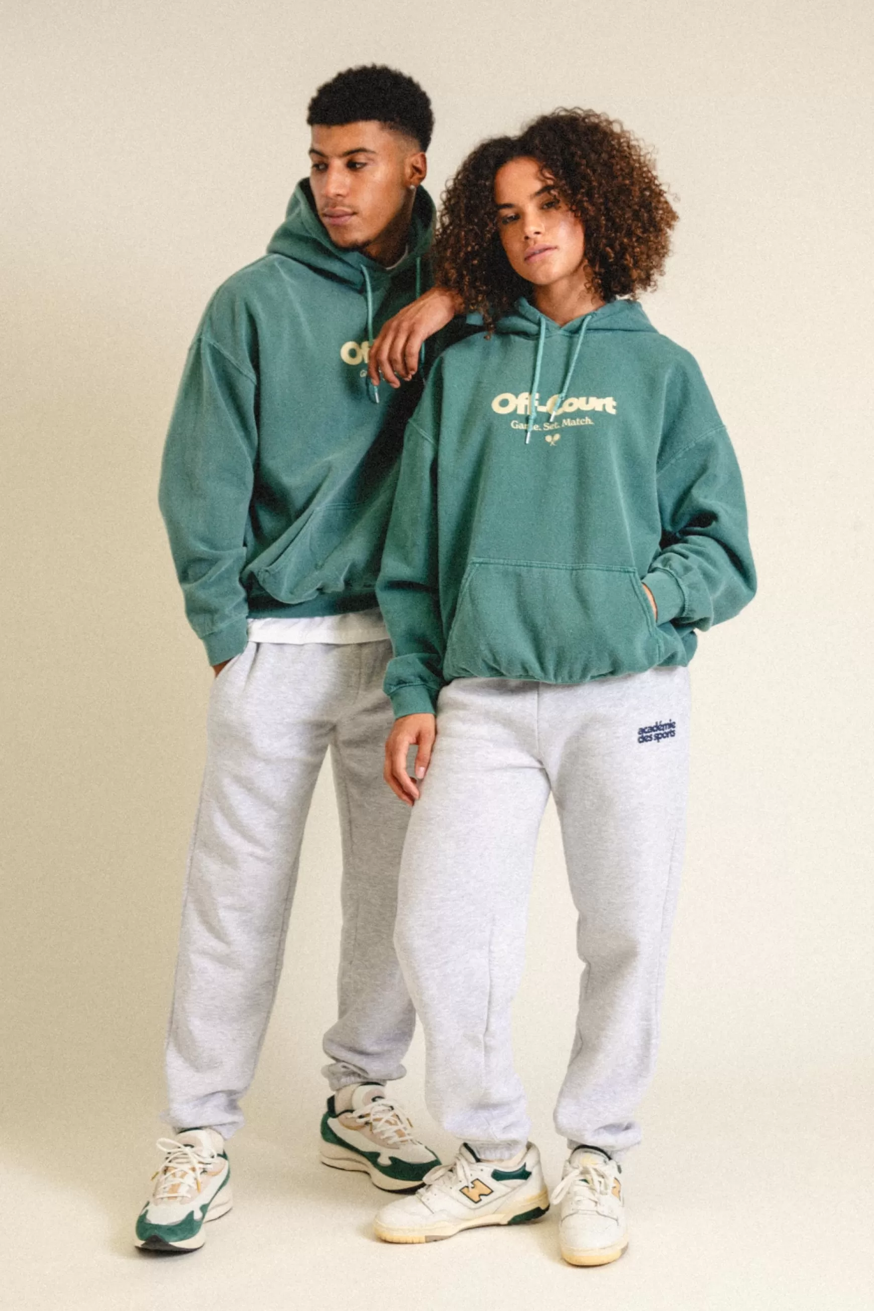 Vice 84 'Off-Court Gsm' Vintage Washed Hoodie - Forest Discount