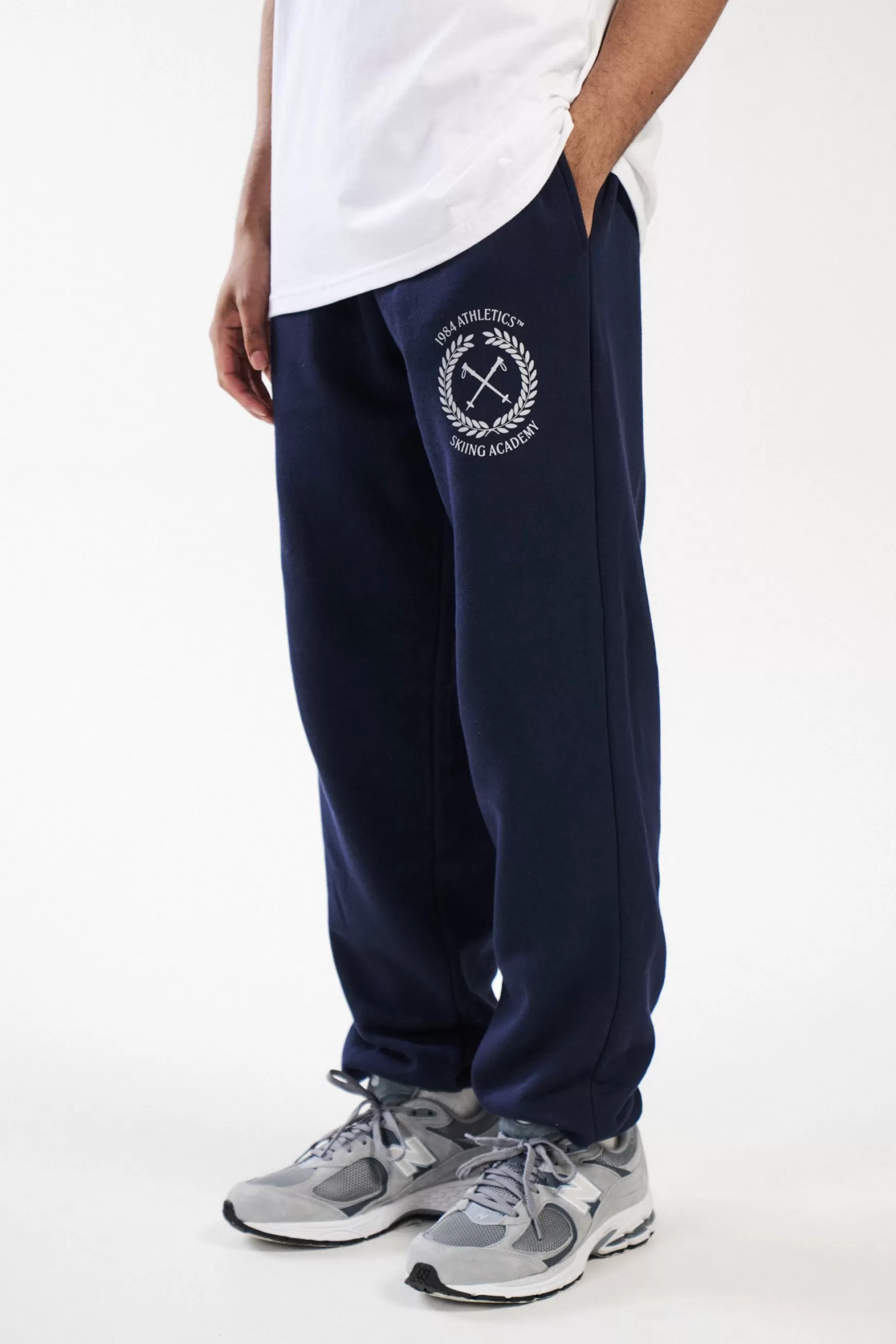 Vice 84 'ski Academy' Joggers - Navy Outlet