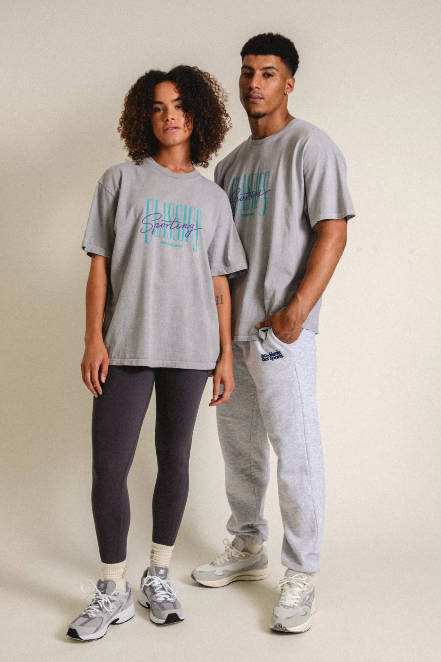 Vice 84 'sporting Classics' Vintage Washed Tee - Ash Hot
