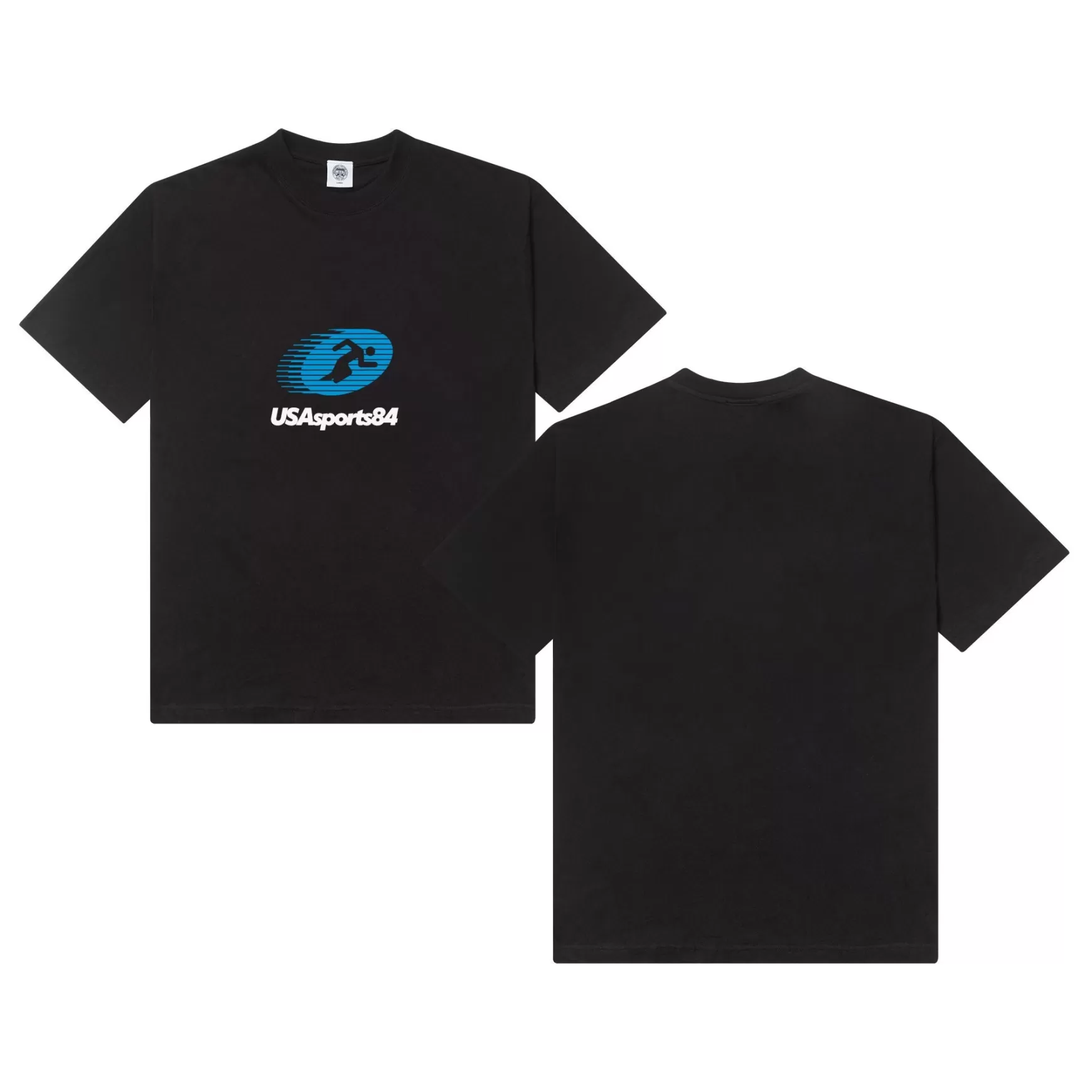 Vice 84 'sports Runner' Tee - Black Flash Sale