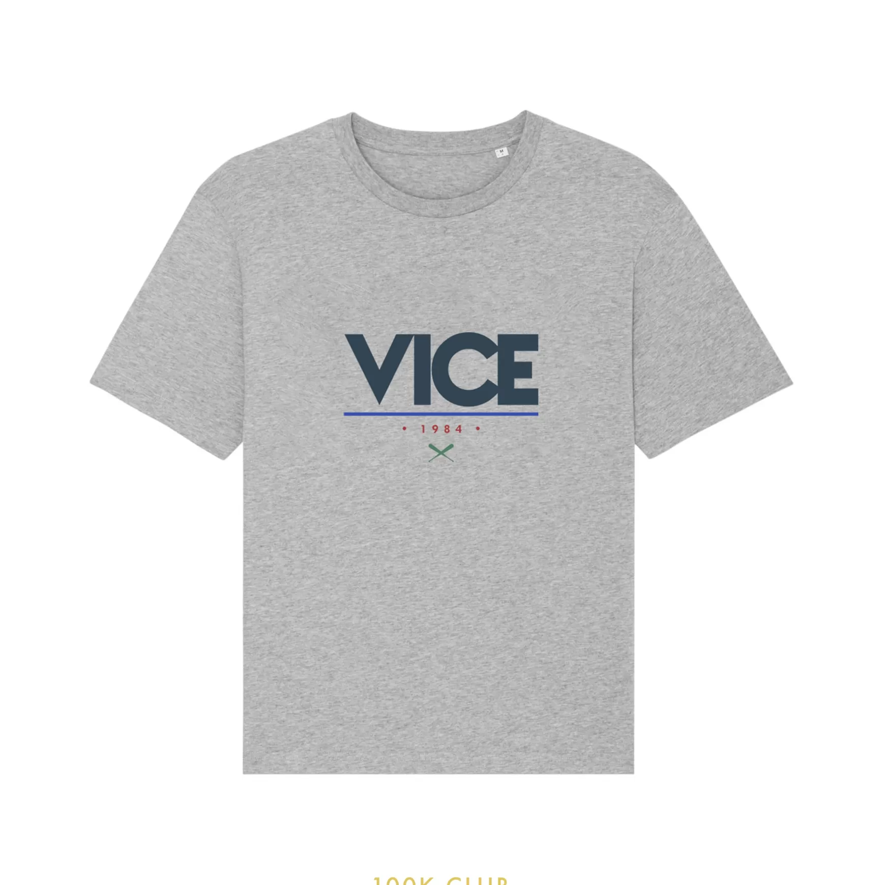 Vice 84 'sports Tee - Grey *100K Club* Best