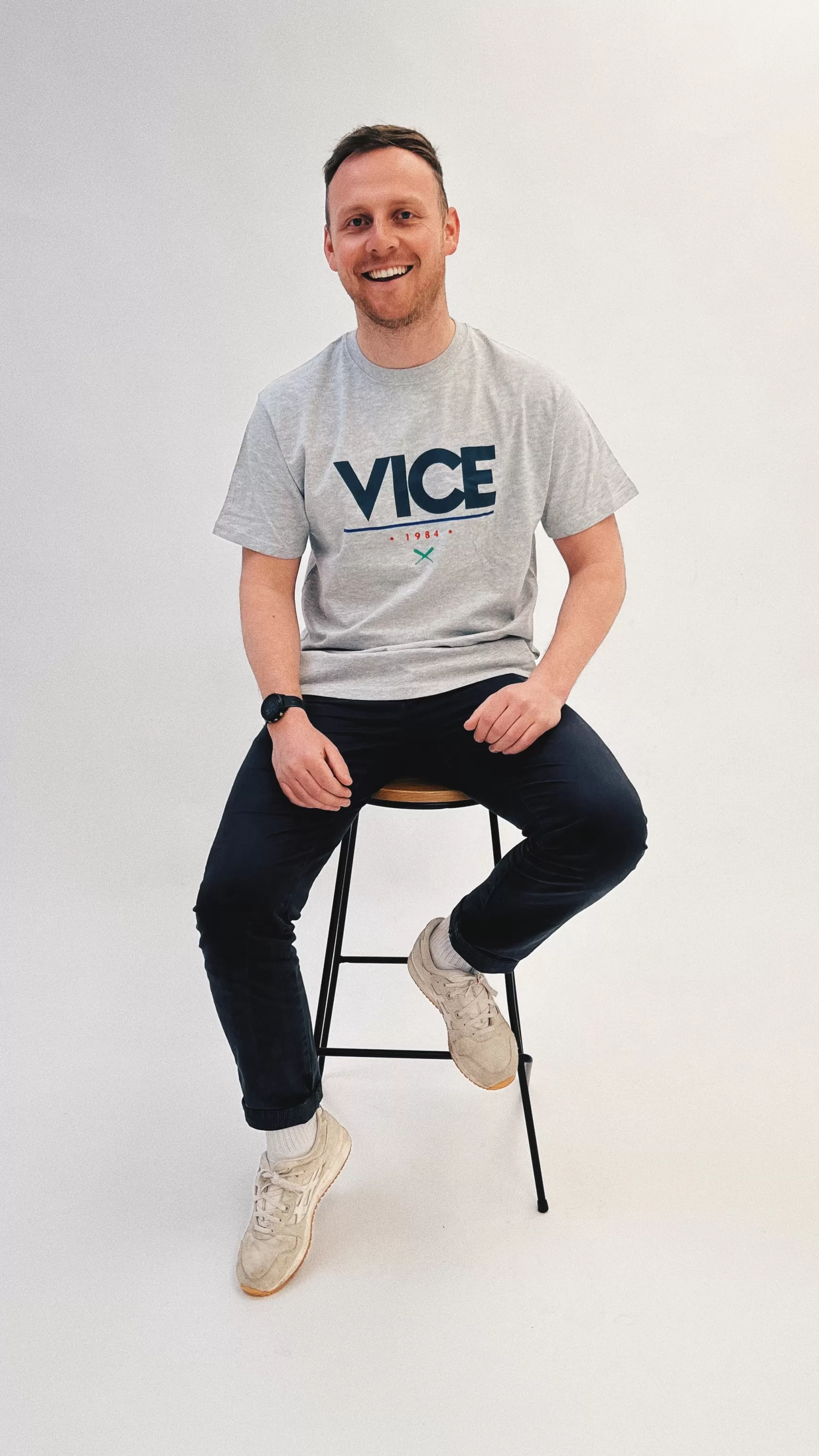 Vice 84 'sports Tee - Grey *100K Club* Best